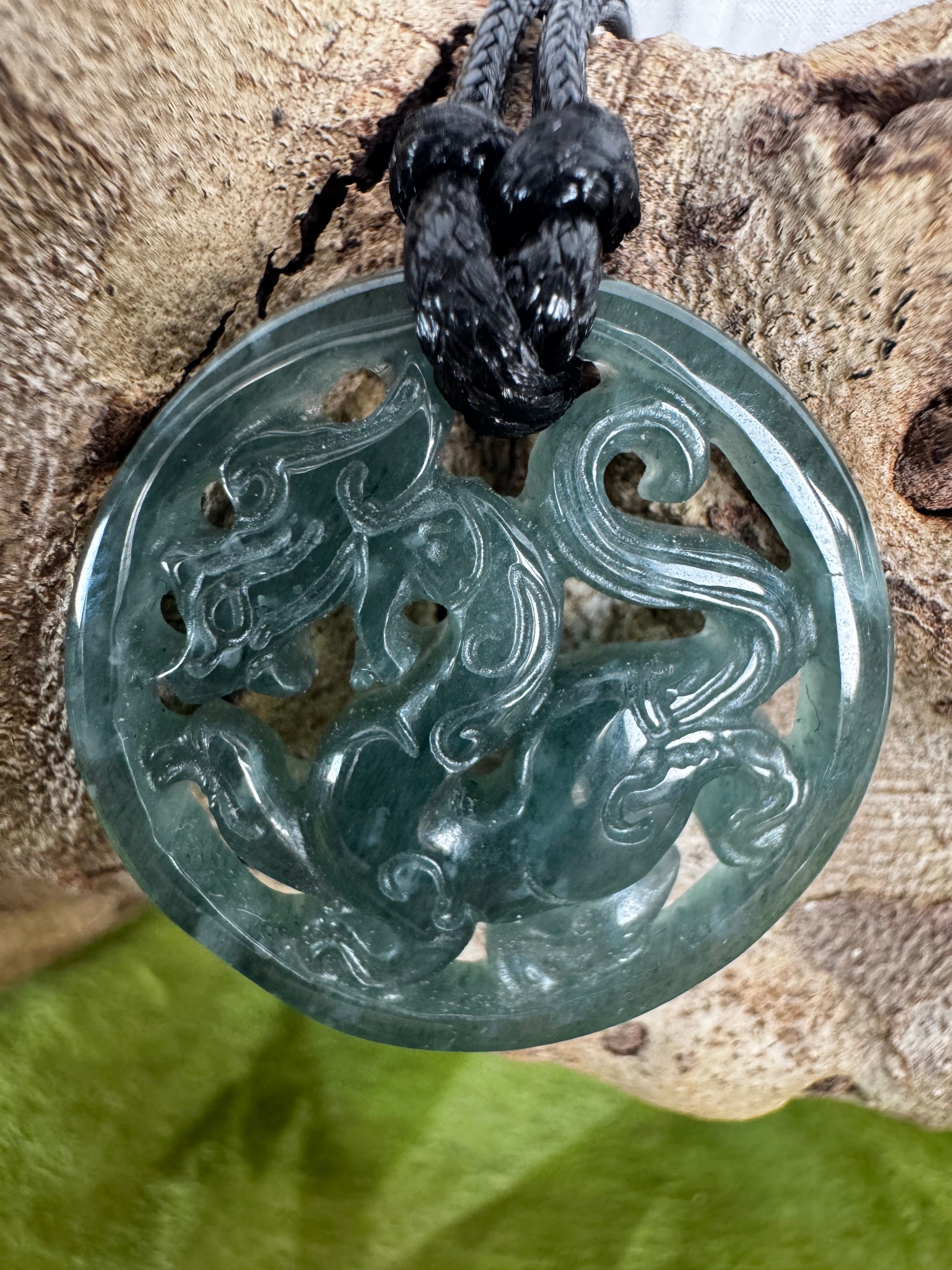 Small Jade Dragon Pendant