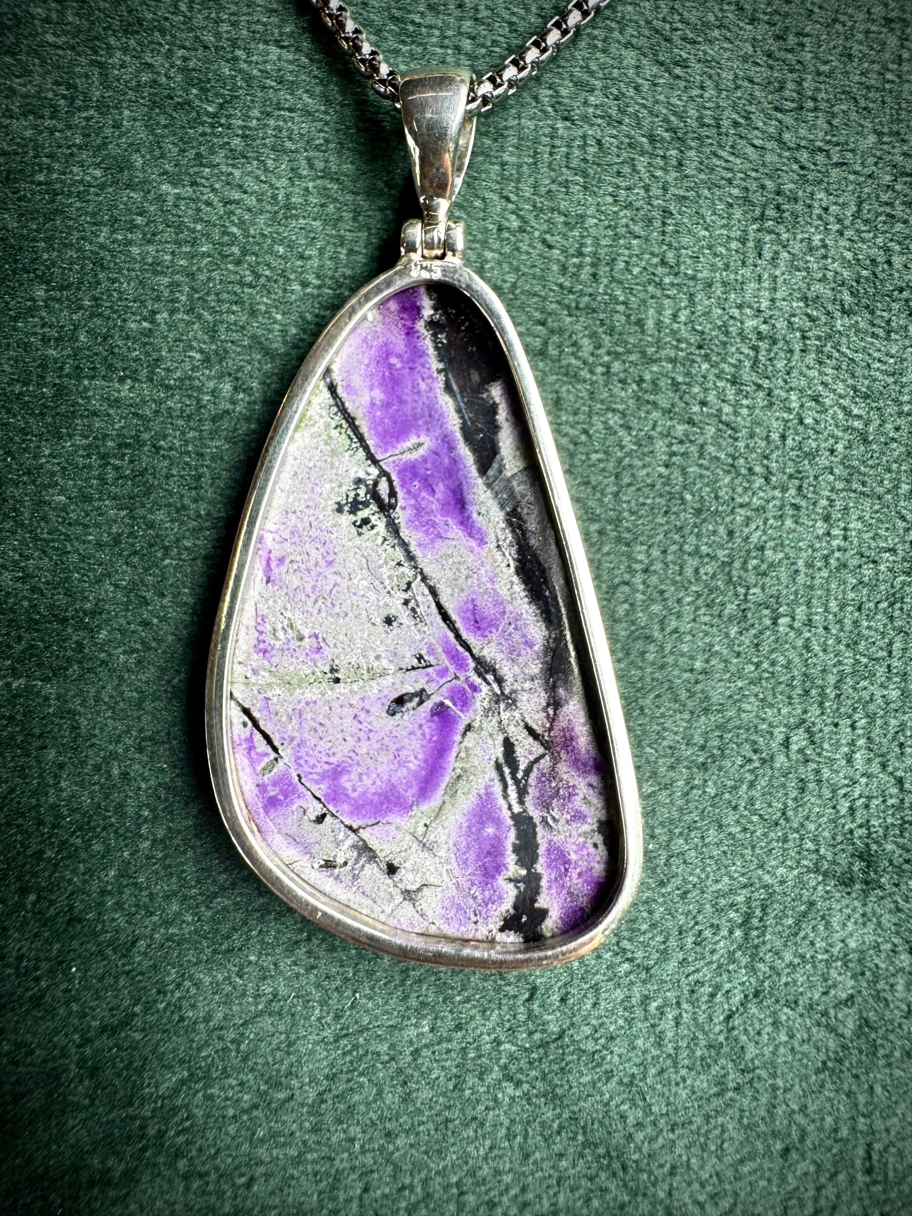 S925 Sugilite Pendant
