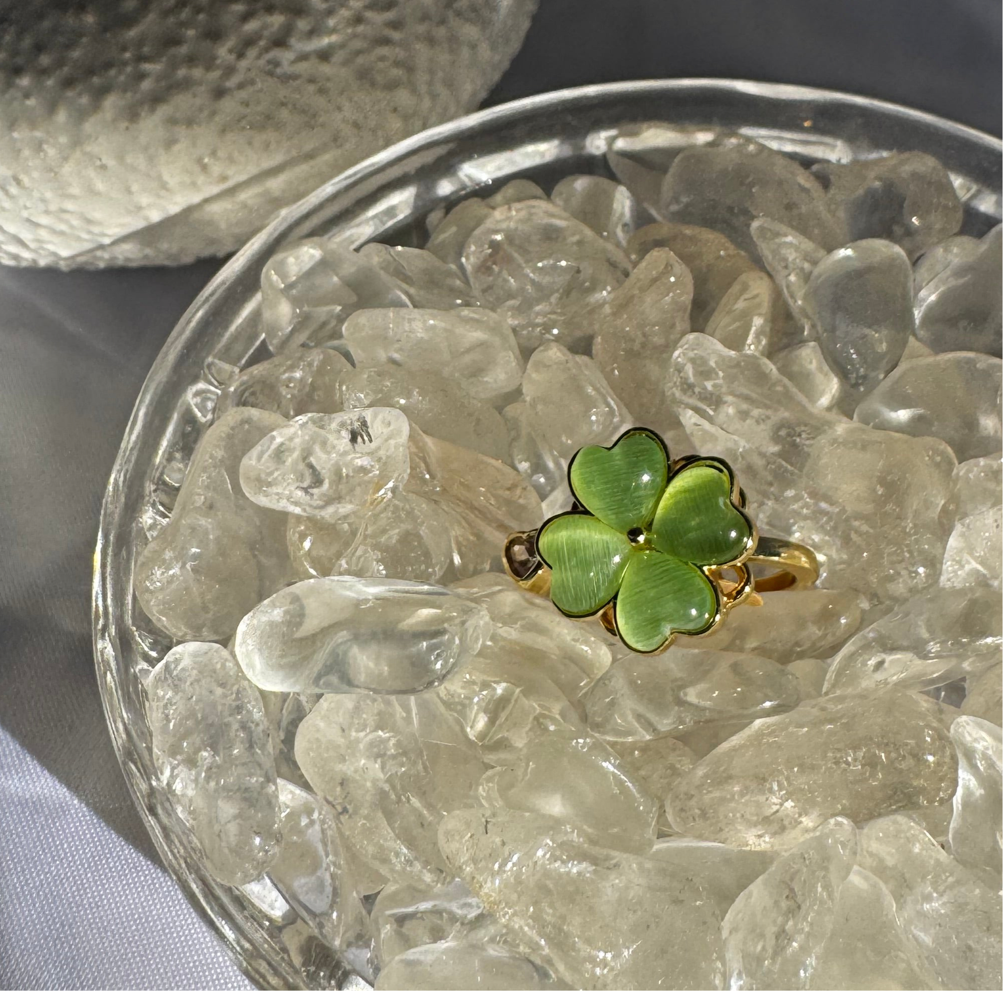 4 Leaf Clover Fidget Ring