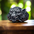 Load image into Gallery viewer, 3D Gothic Viking Wolf Head Silver Ring
