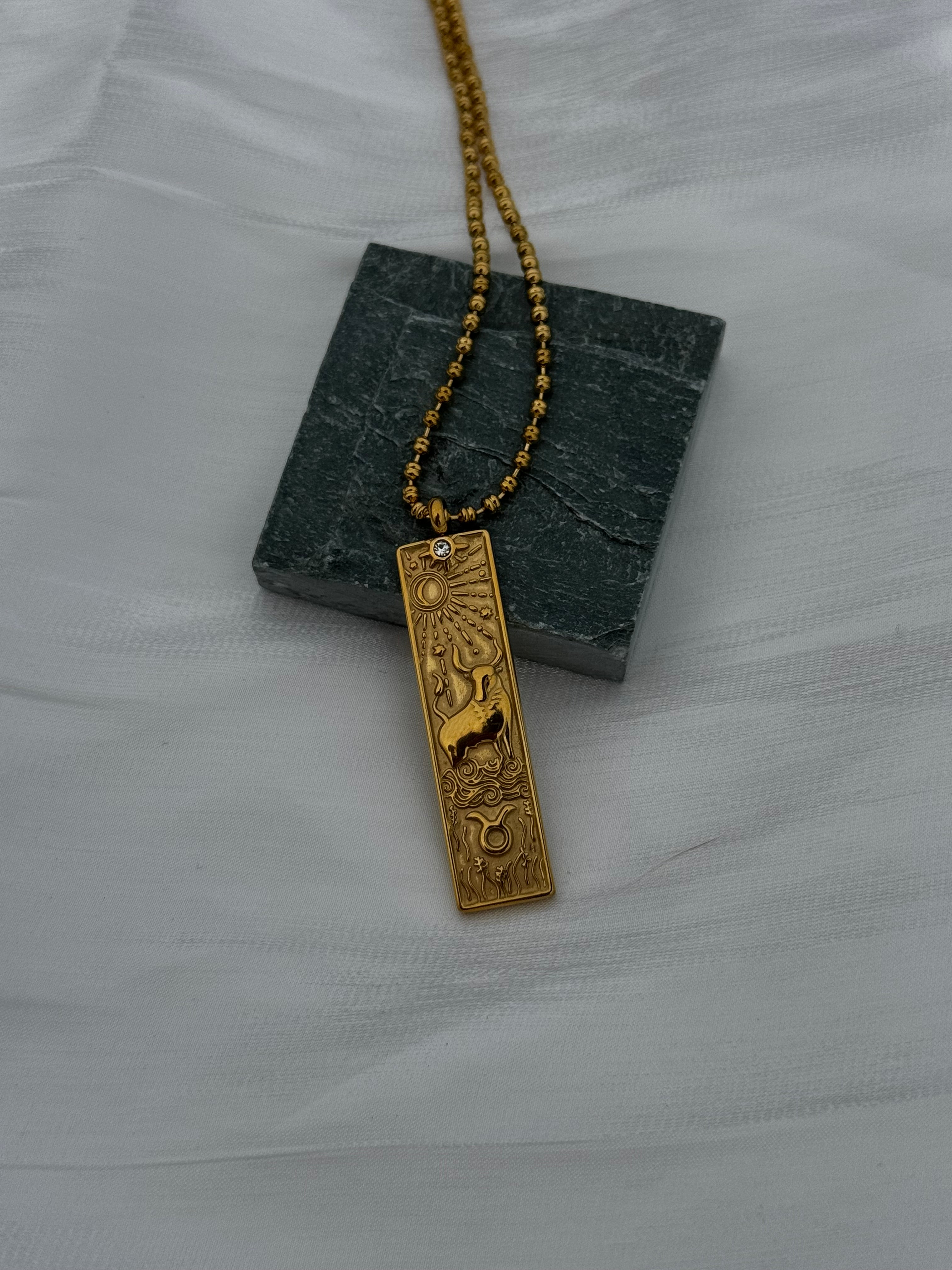 12 Zodiac Tarot Goddess Necklaces