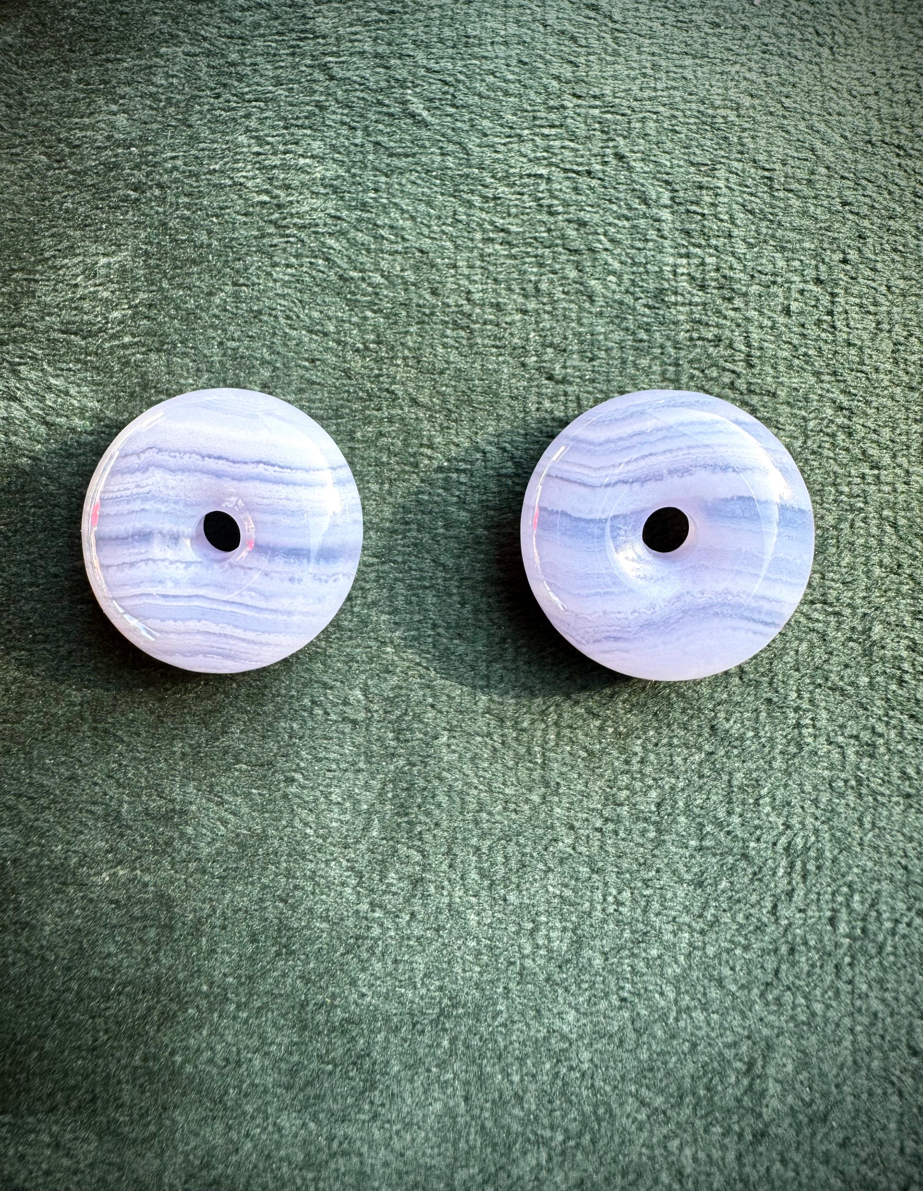 Blue Lace Agate Doughnut