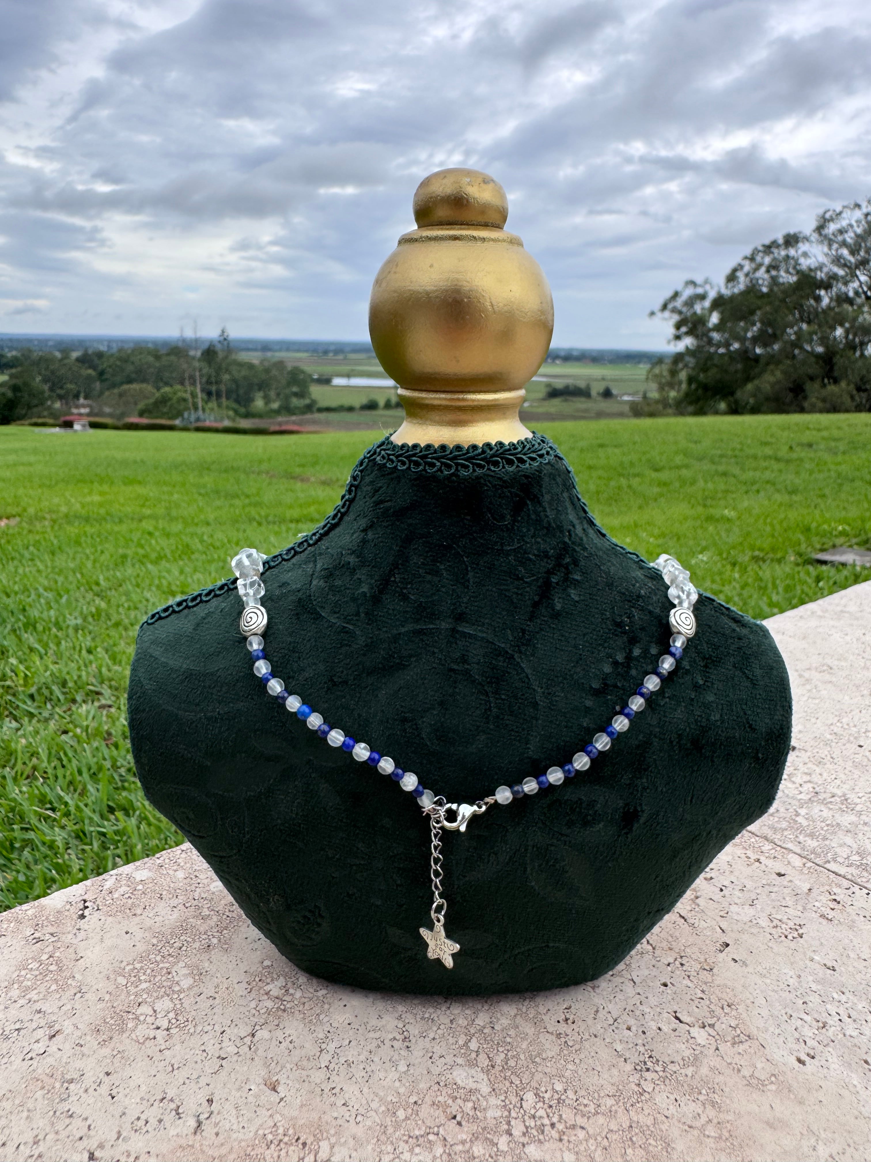 S925 water element necklace