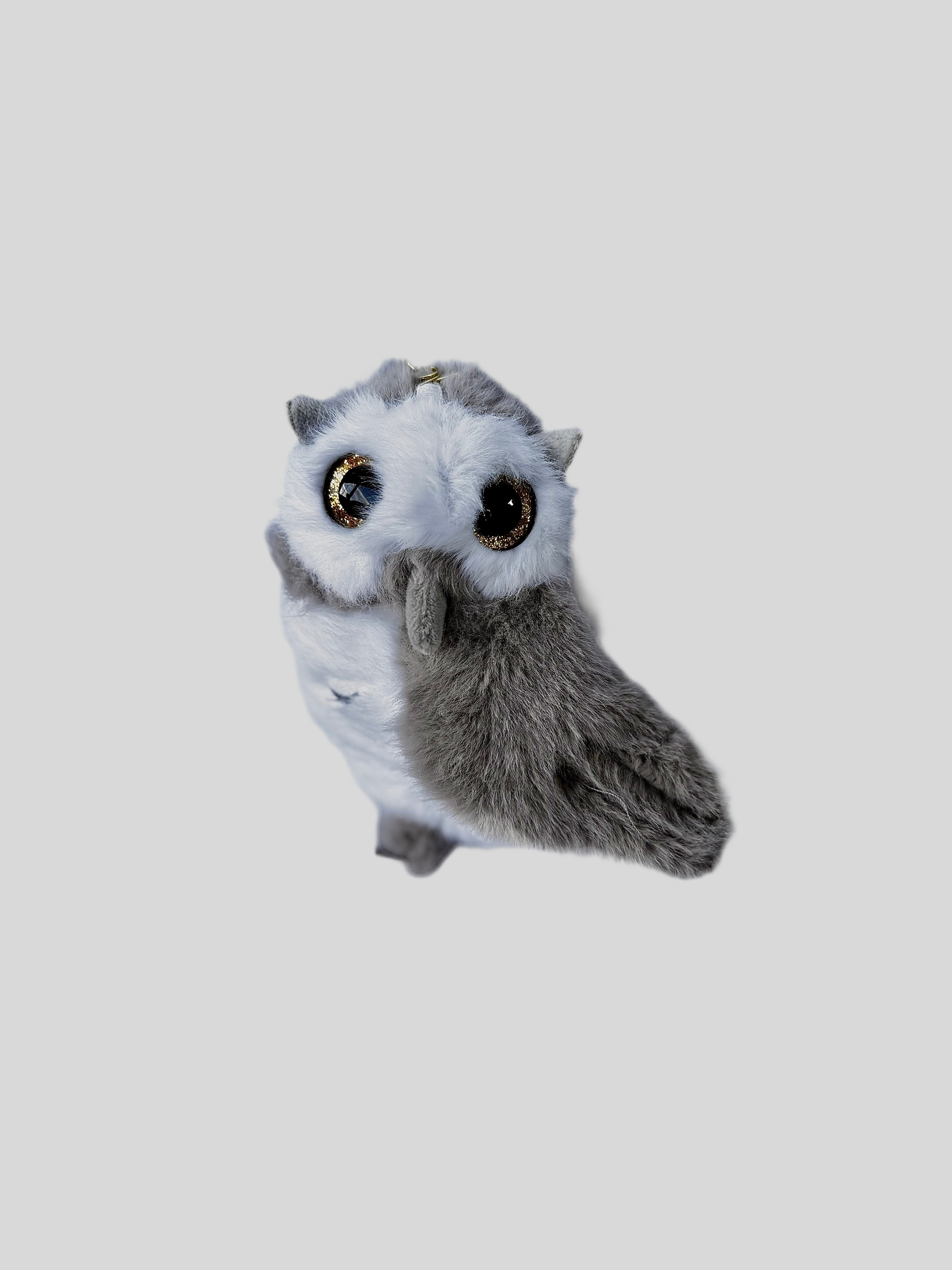Owl 12cm Plush Keyring