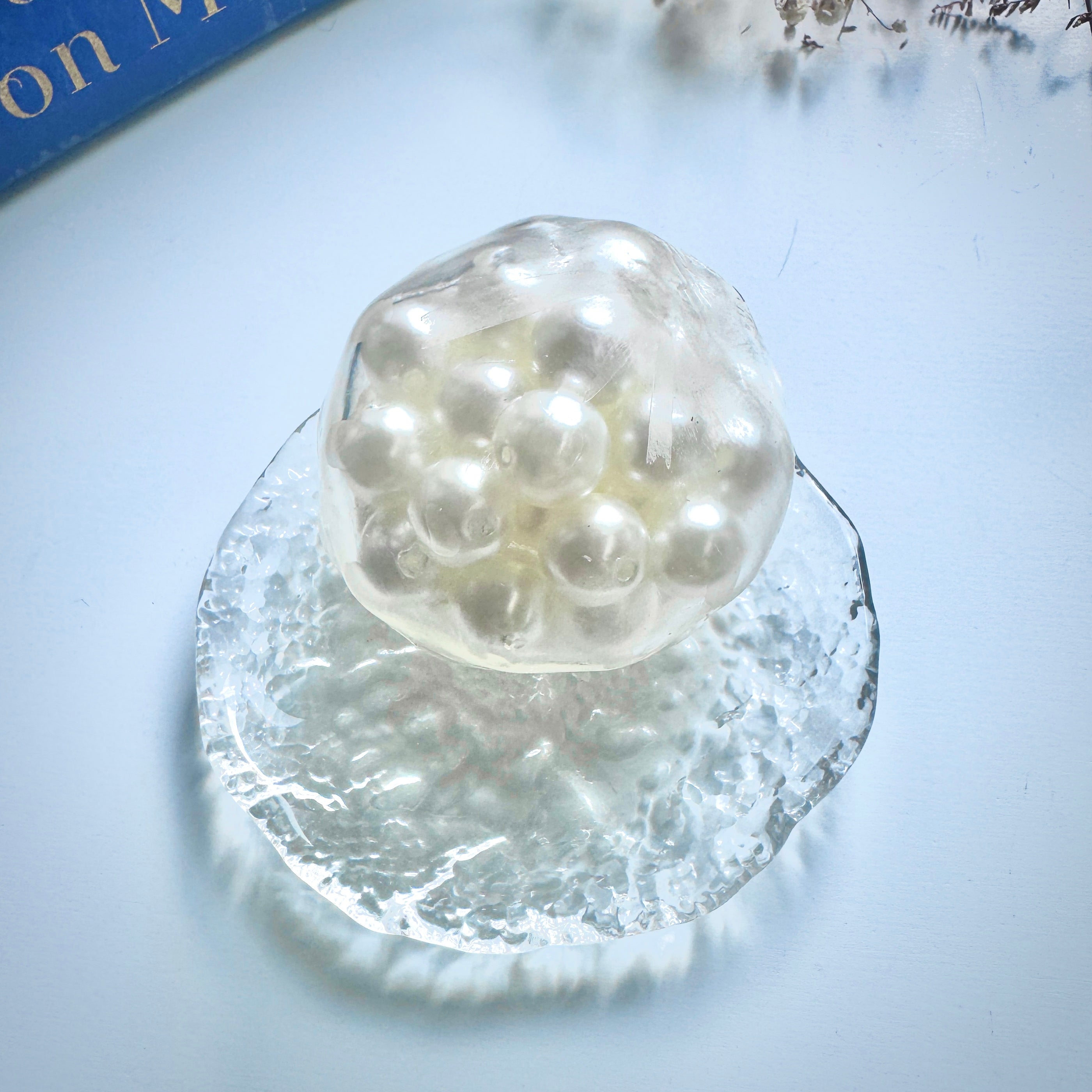 Squishy sticky toy crunchy pearl ball