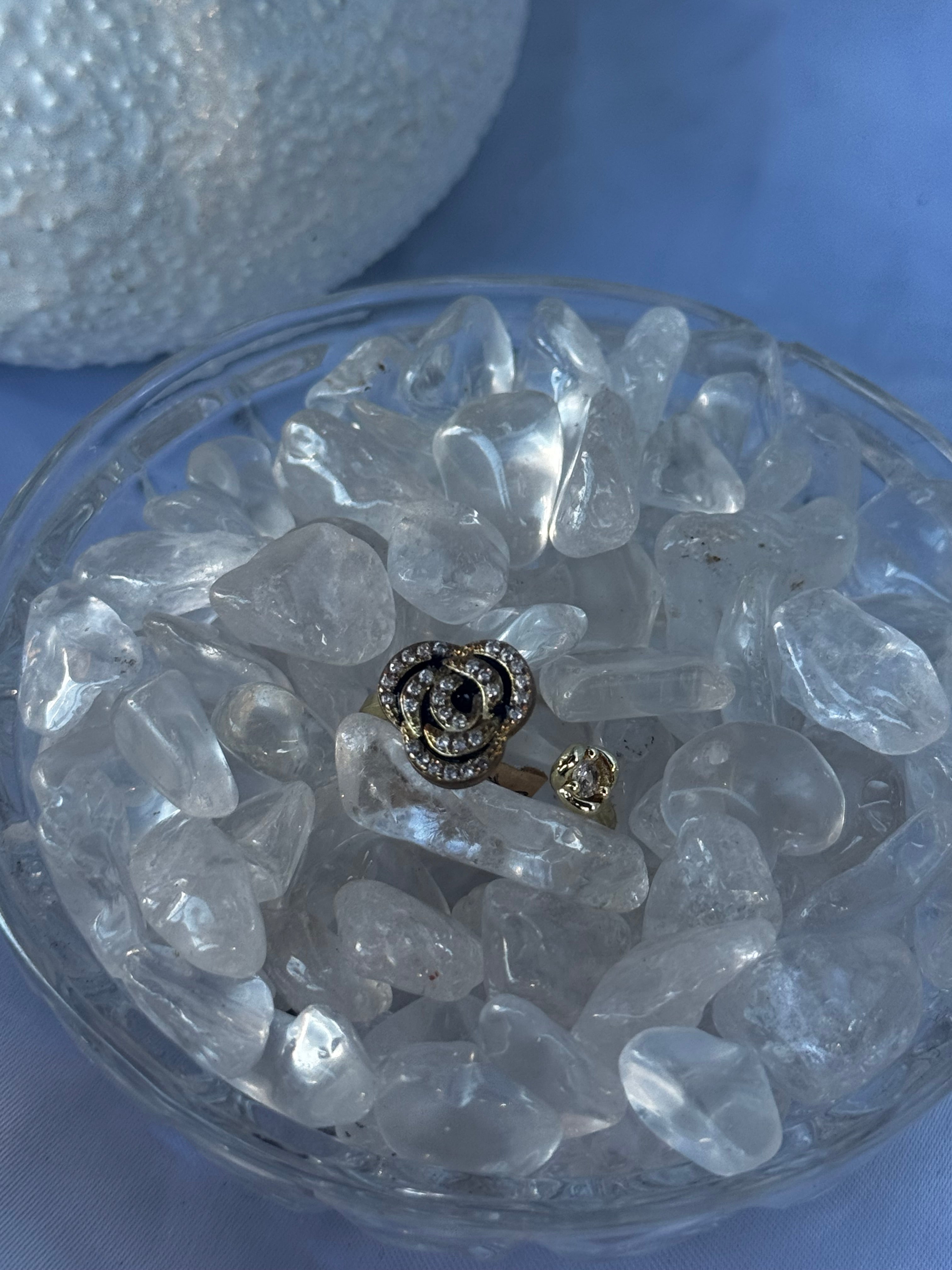 Golden Daisy Bee Fidget Ring