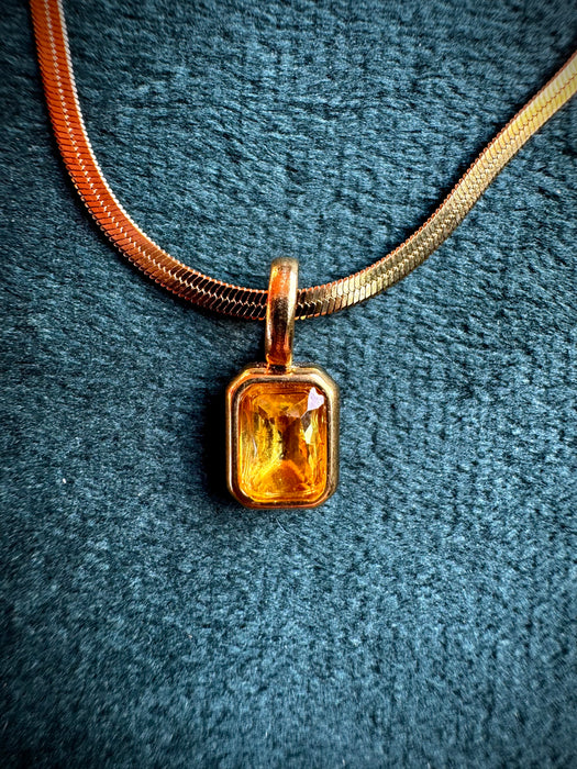 Citrine Charm