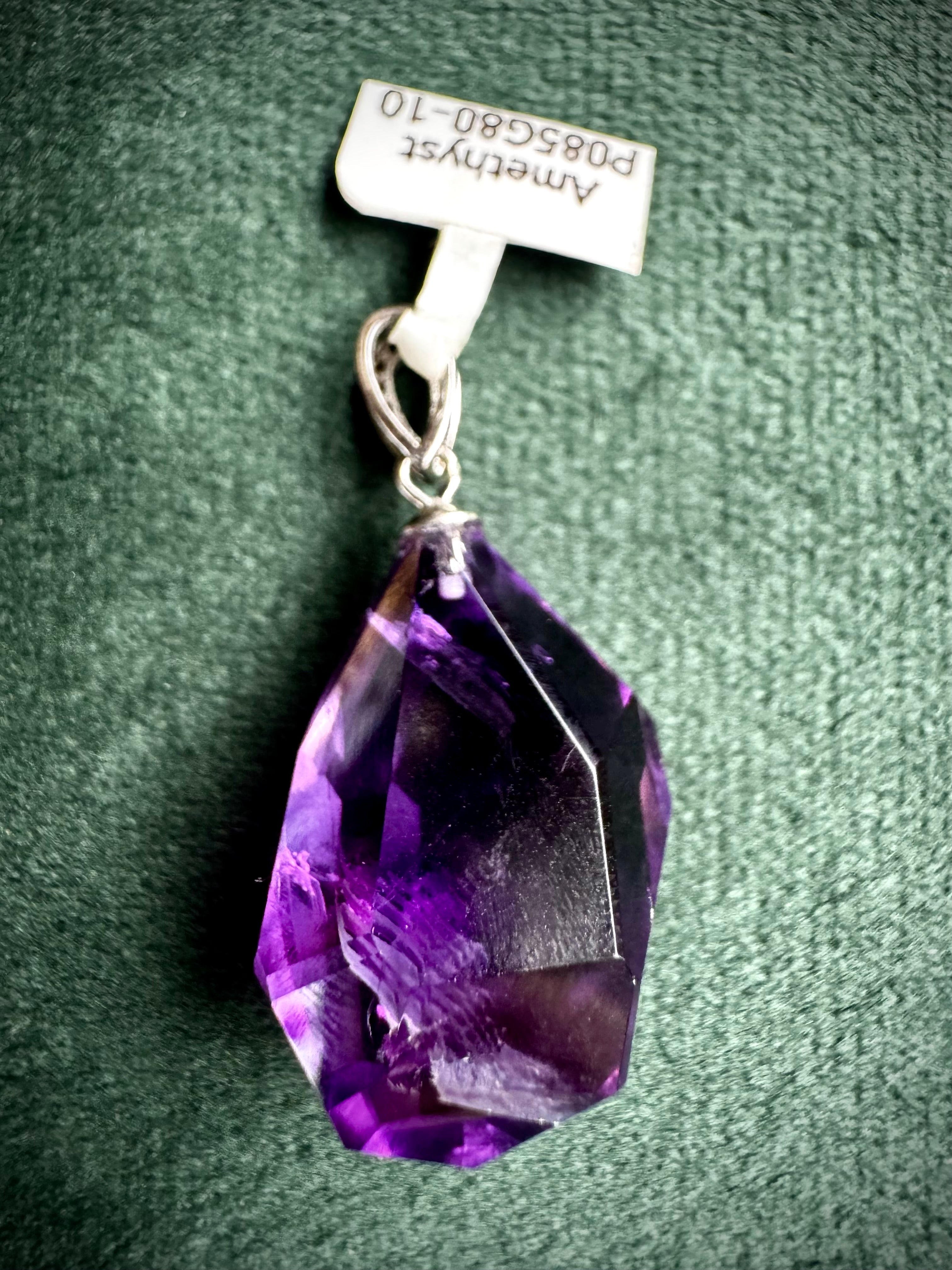 AA Grade Amethyst Pendant