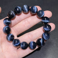 Load image into Gallery viewer, Blue Tiger Eyes Gemstone bracelet
