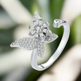 Load image into Gallery viewer, Silver / Gold Butterfly Fidget Ring
