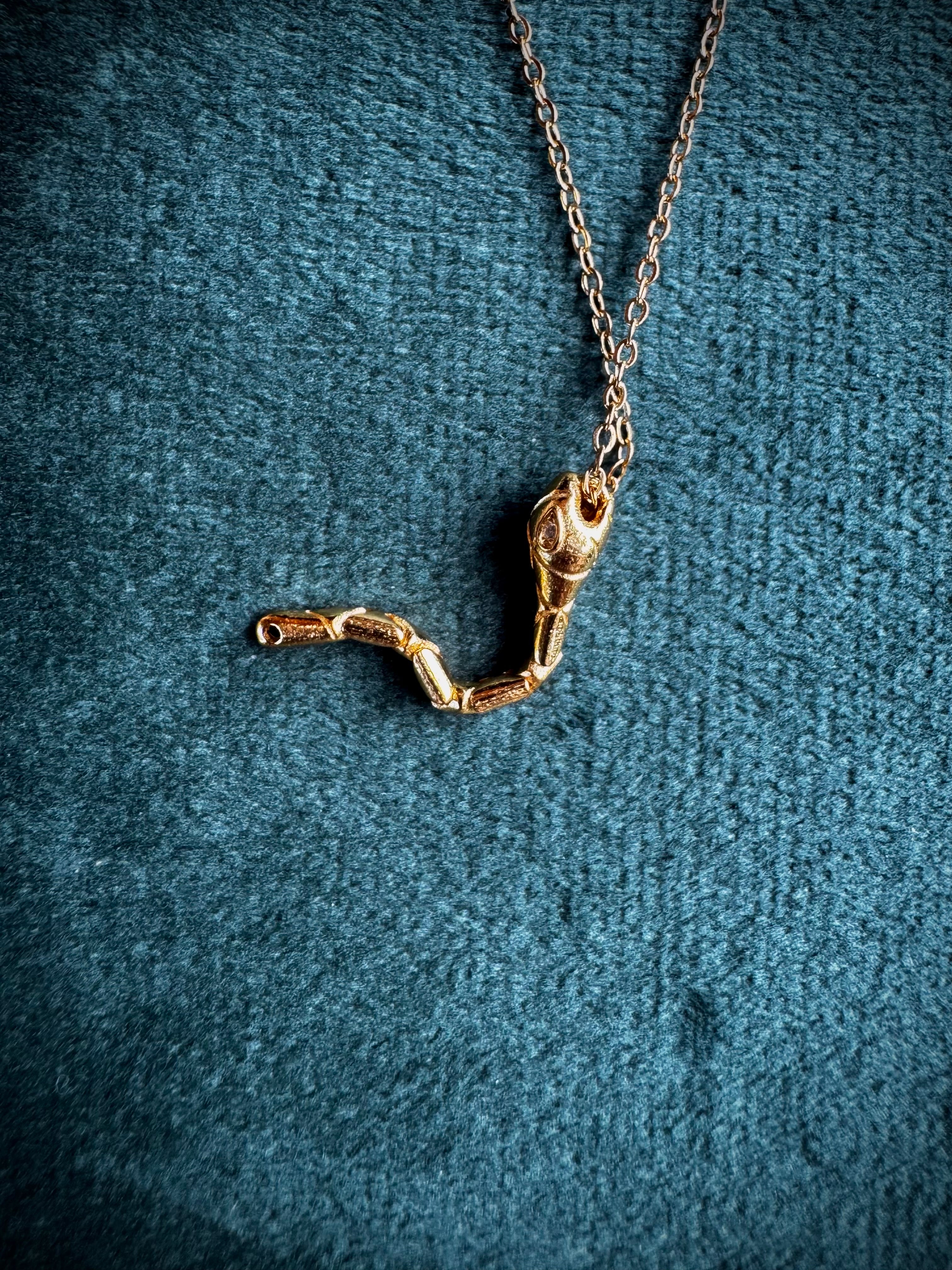 Mechanical Snake Necklace S925