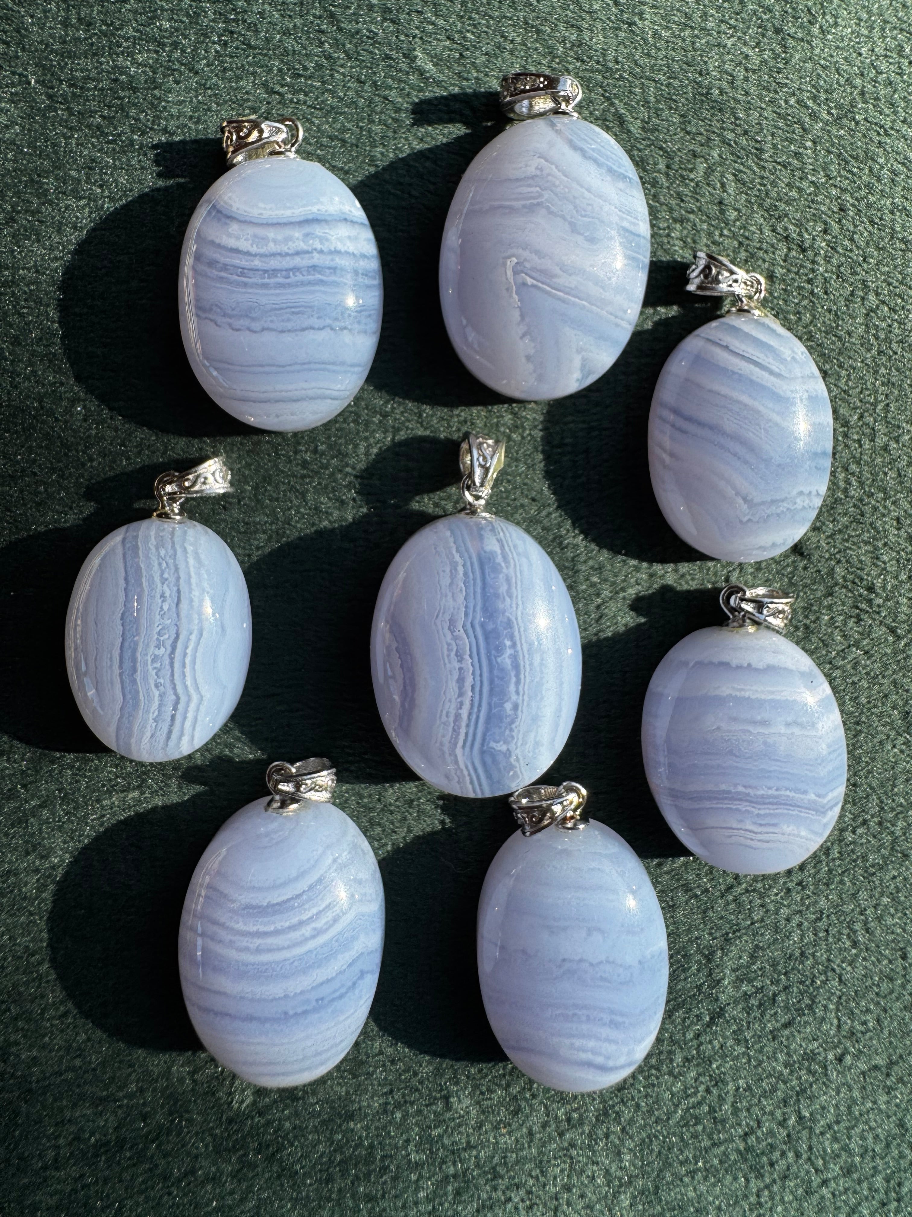 Blue Lace Agate Oval