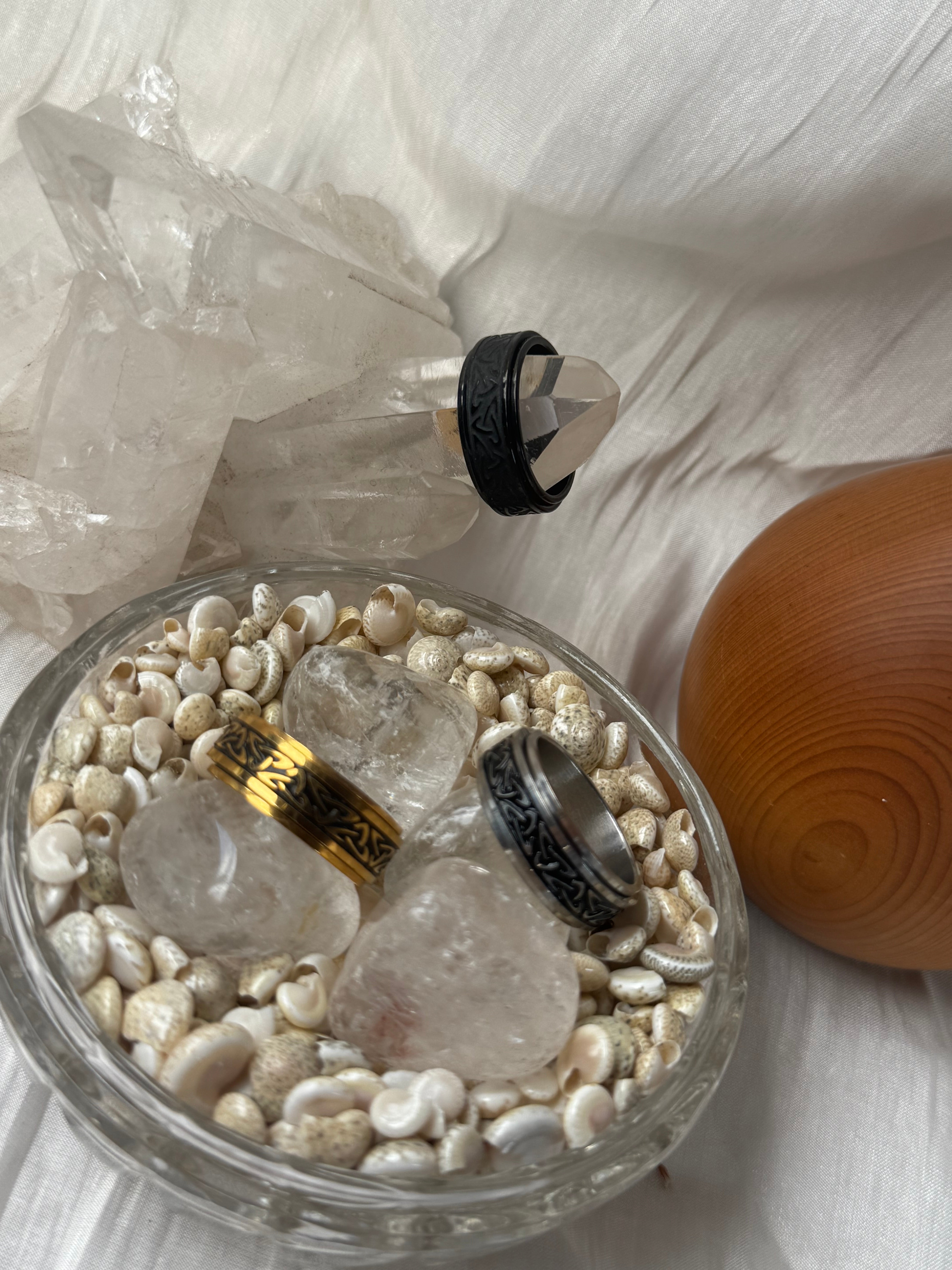 Viking fidget ring