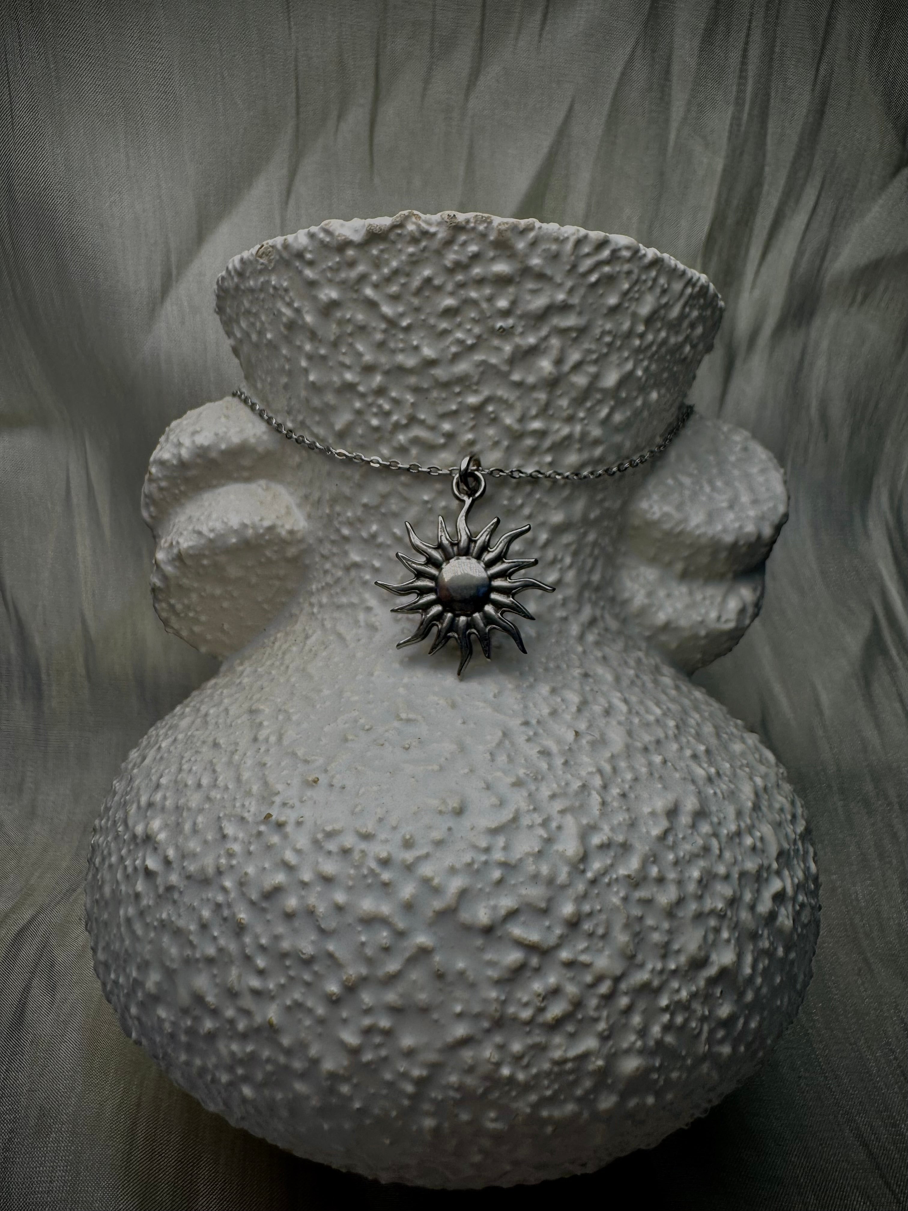 Silver Sun Pendant