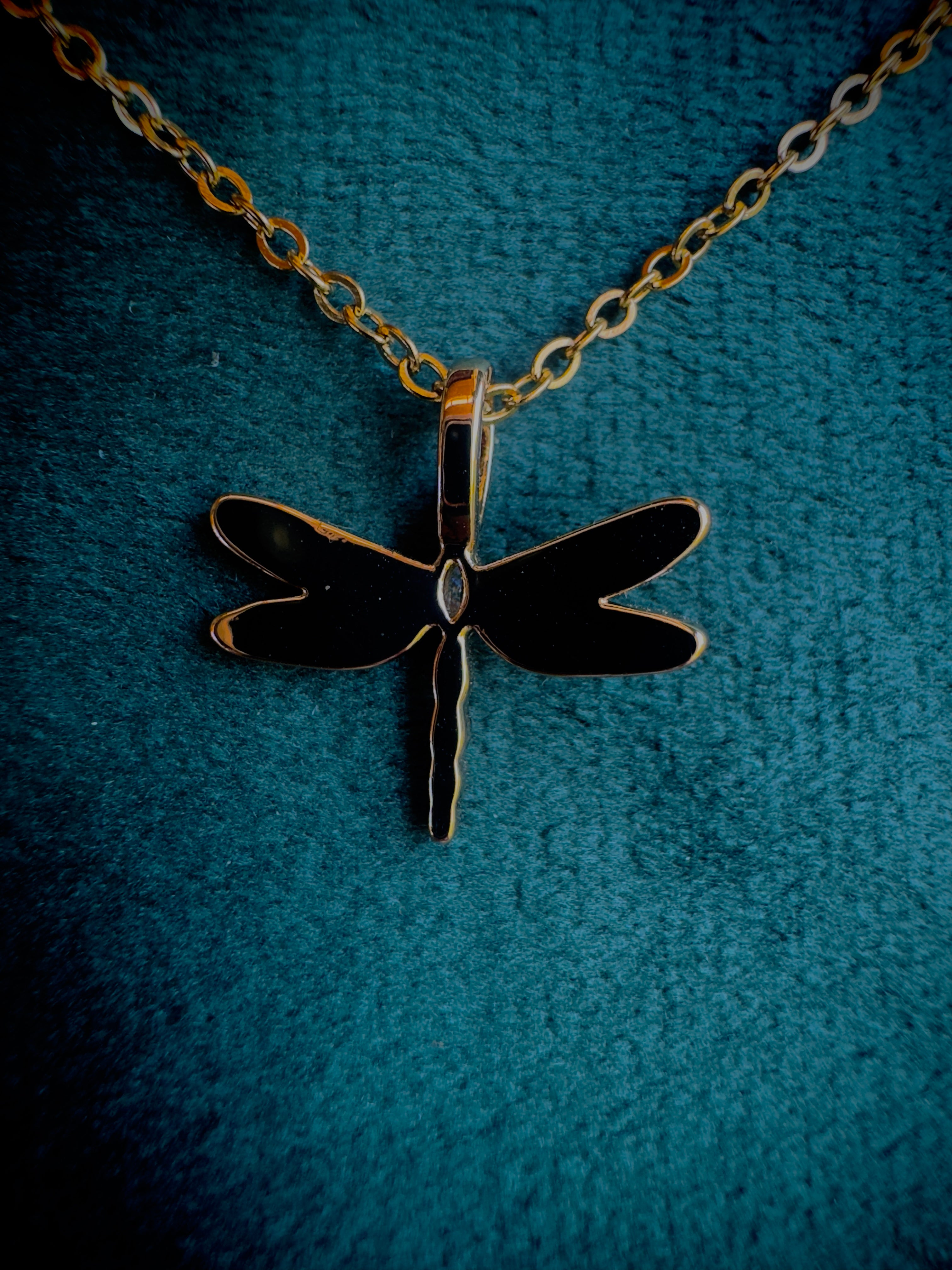 Soft Dragonfly Pendant