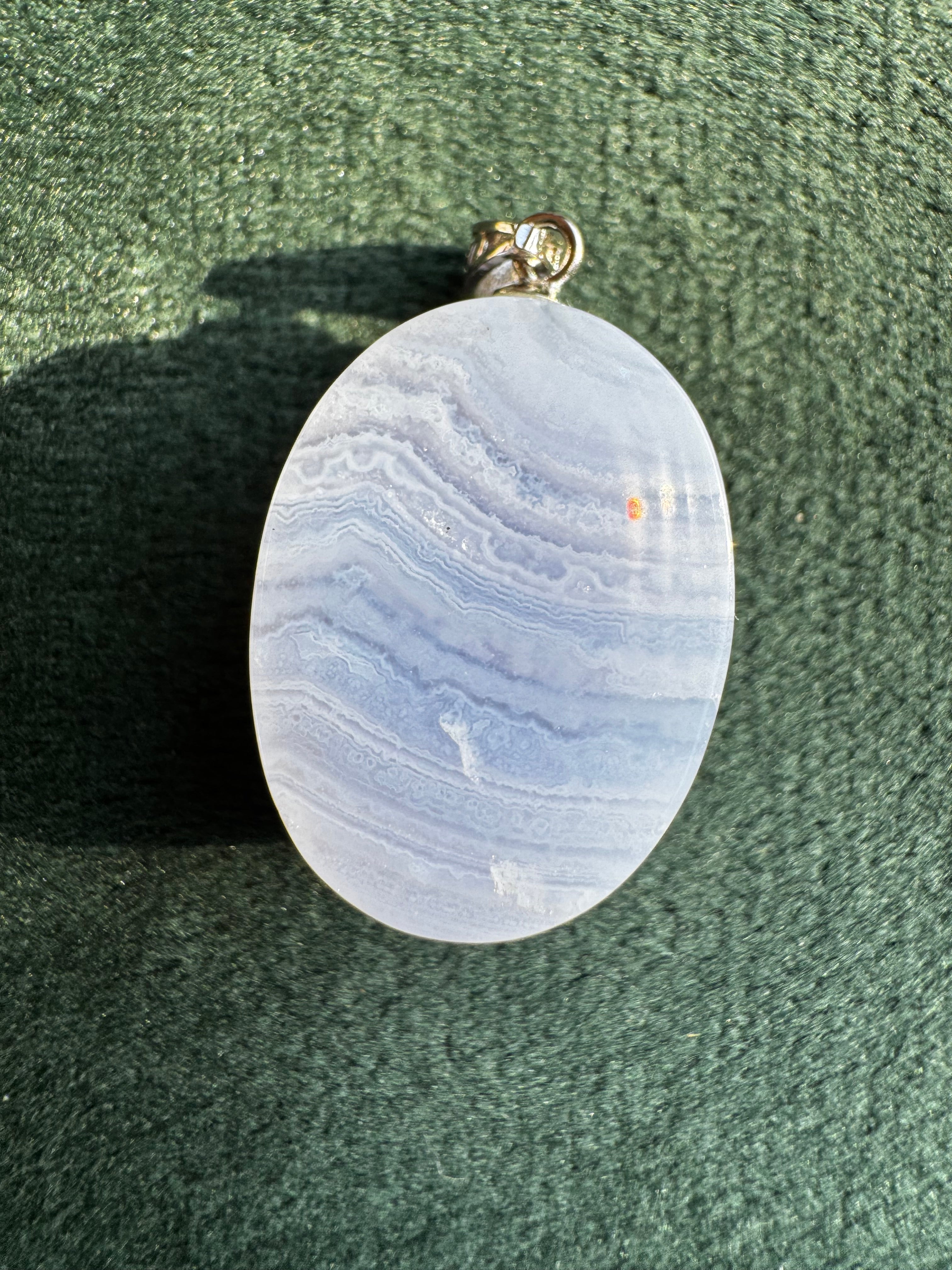 Blue Lace Agate Oval