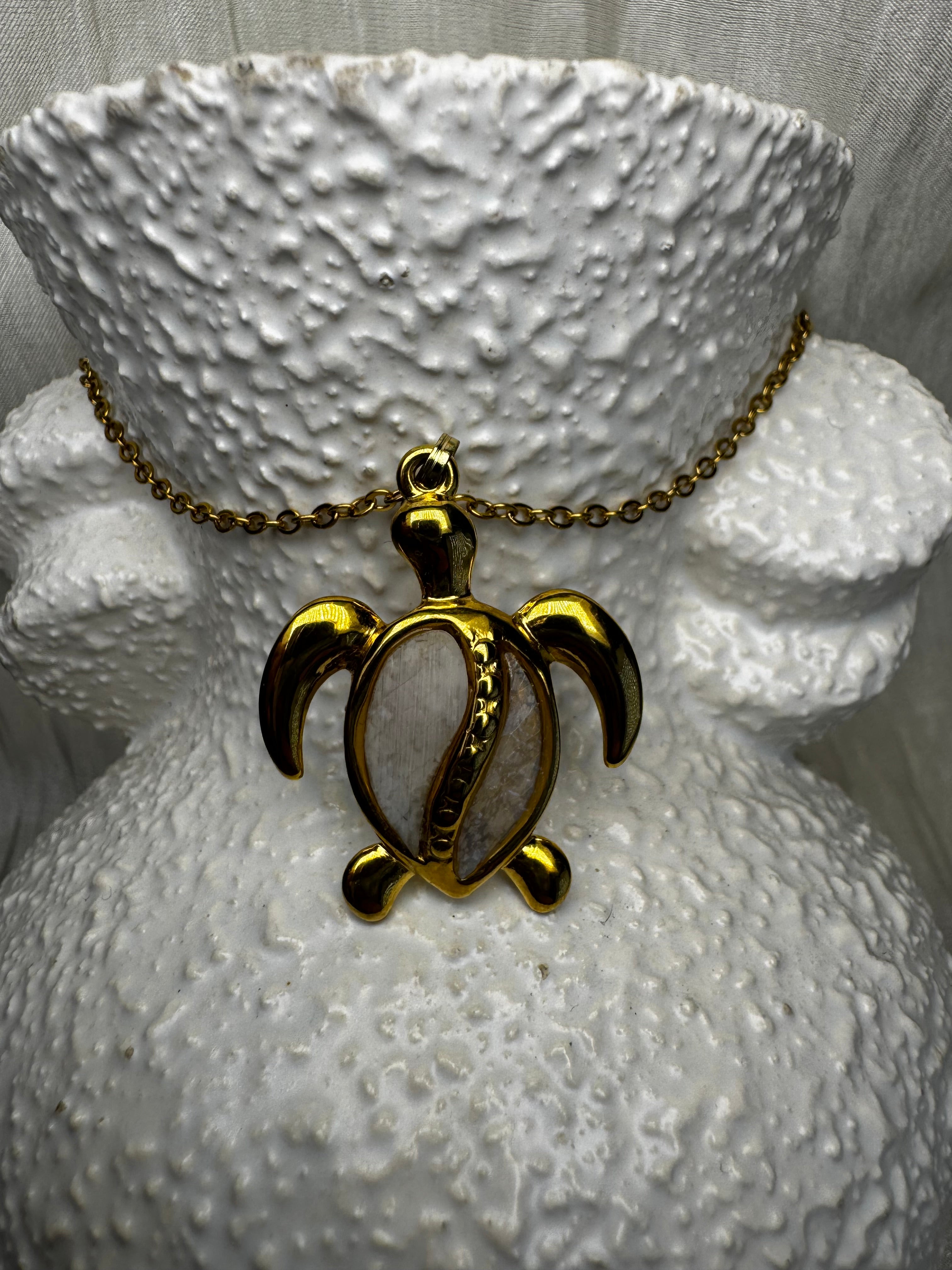 Abalone Turtle Pendants