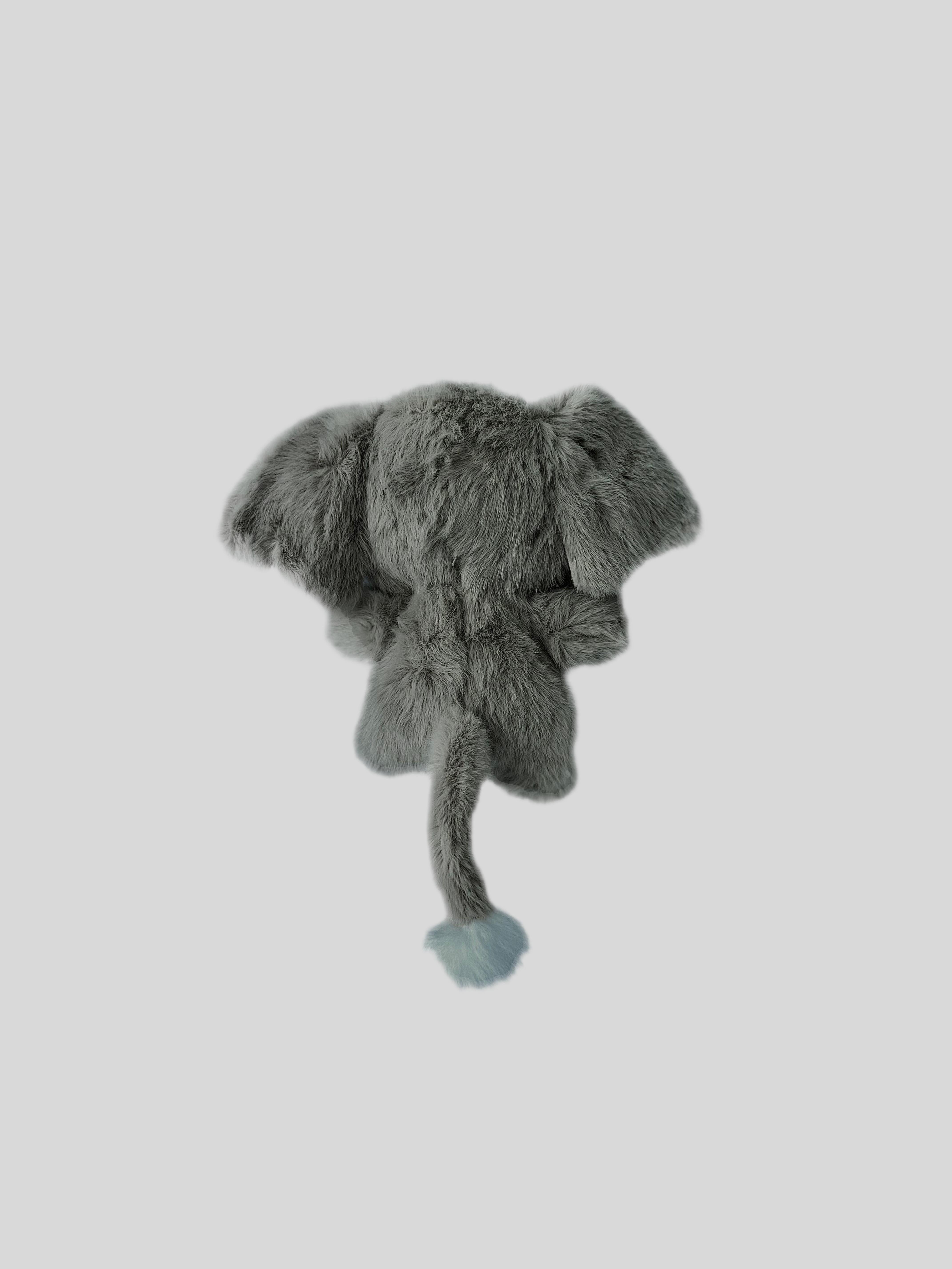 Baby Elephant Plush Keyring