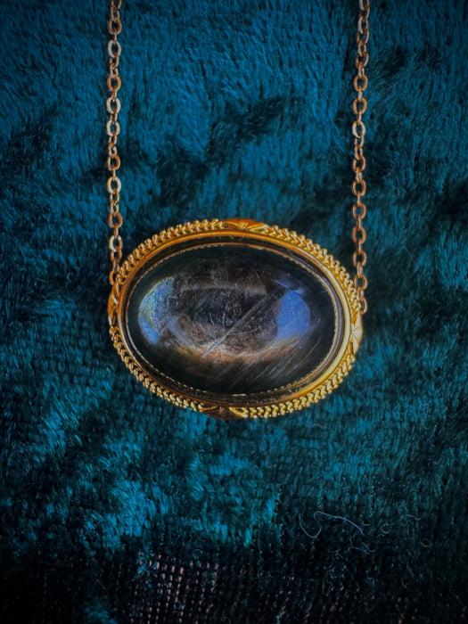 Green Lepidolite Pendant