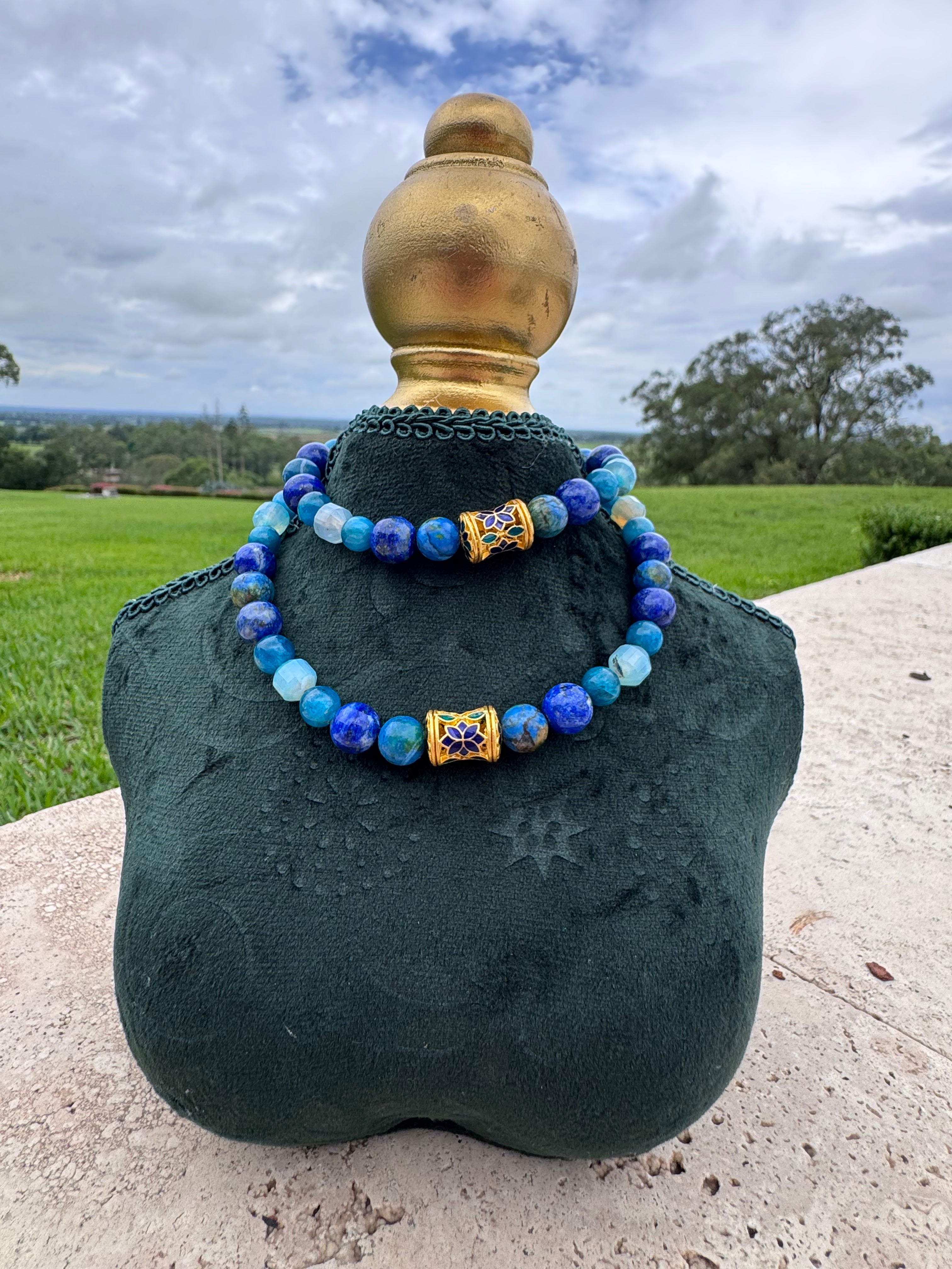 Lapis & Agate Necklace