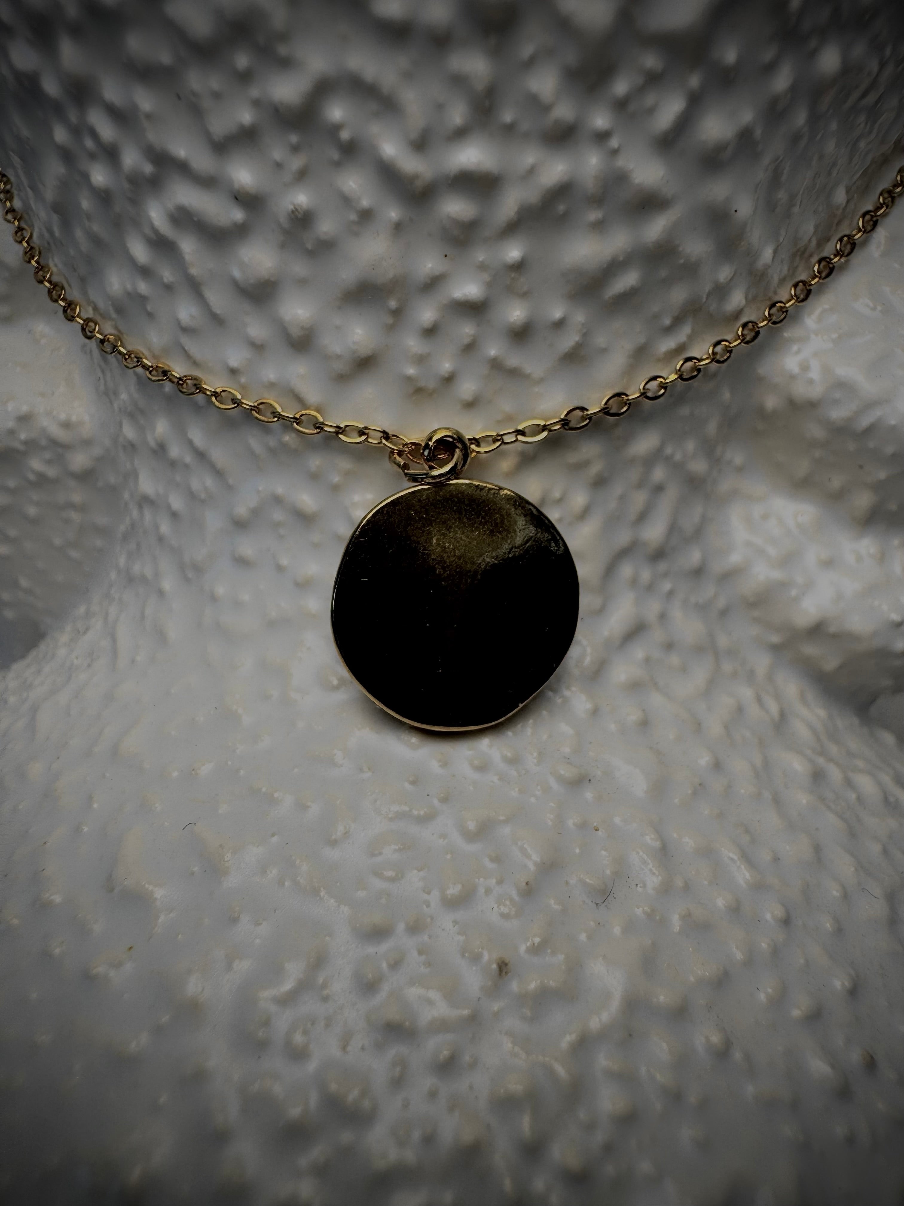 Cat Eye Sun and Moon Coin