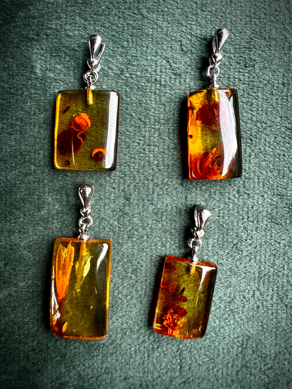 Baltic Amber Rectangles