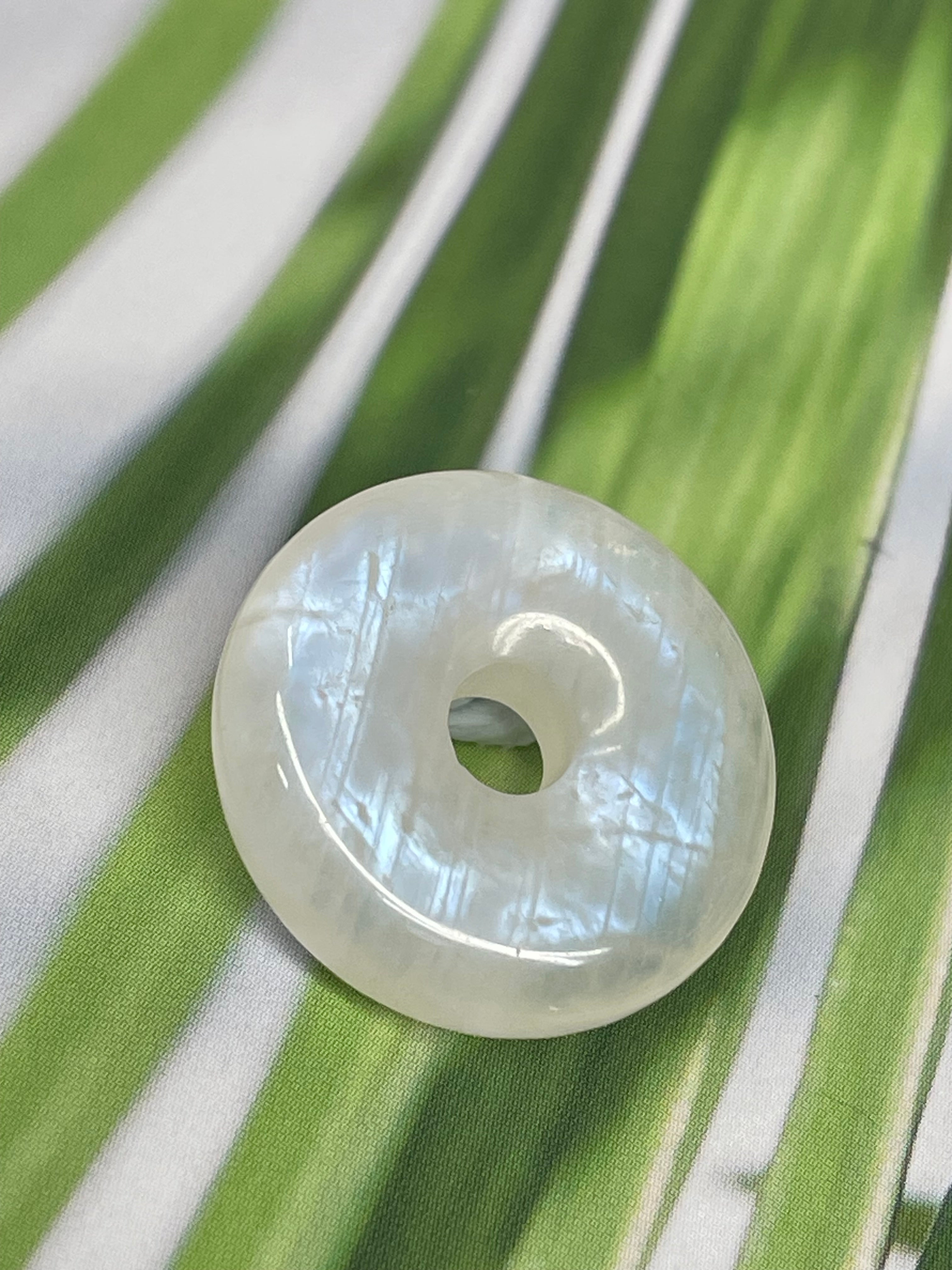 Moonstone Doughnut Pendant
