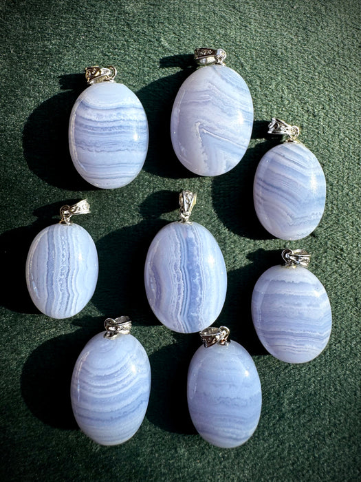 Blue Lace Agate Oval