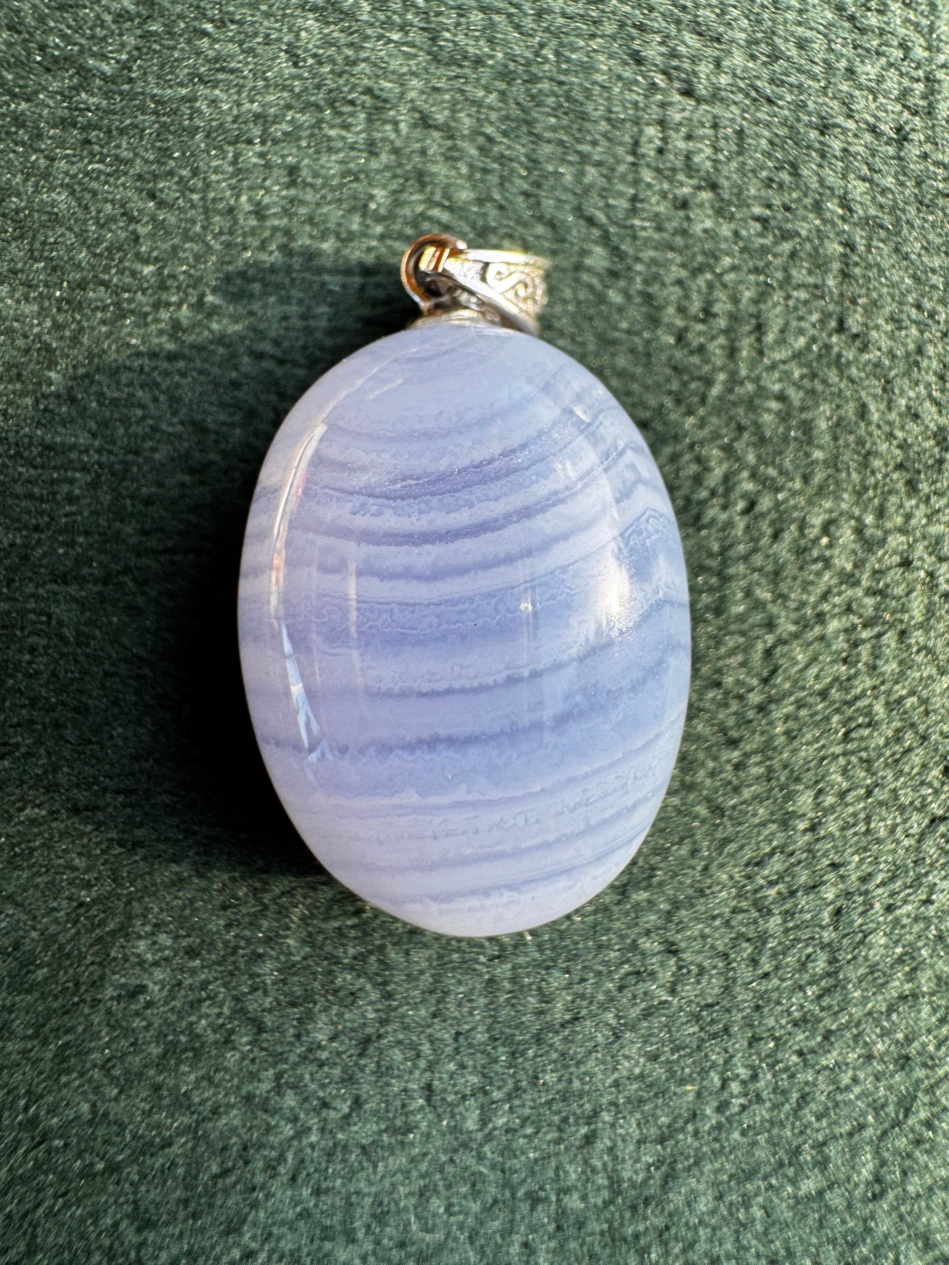 Blue Lace Agate Oval