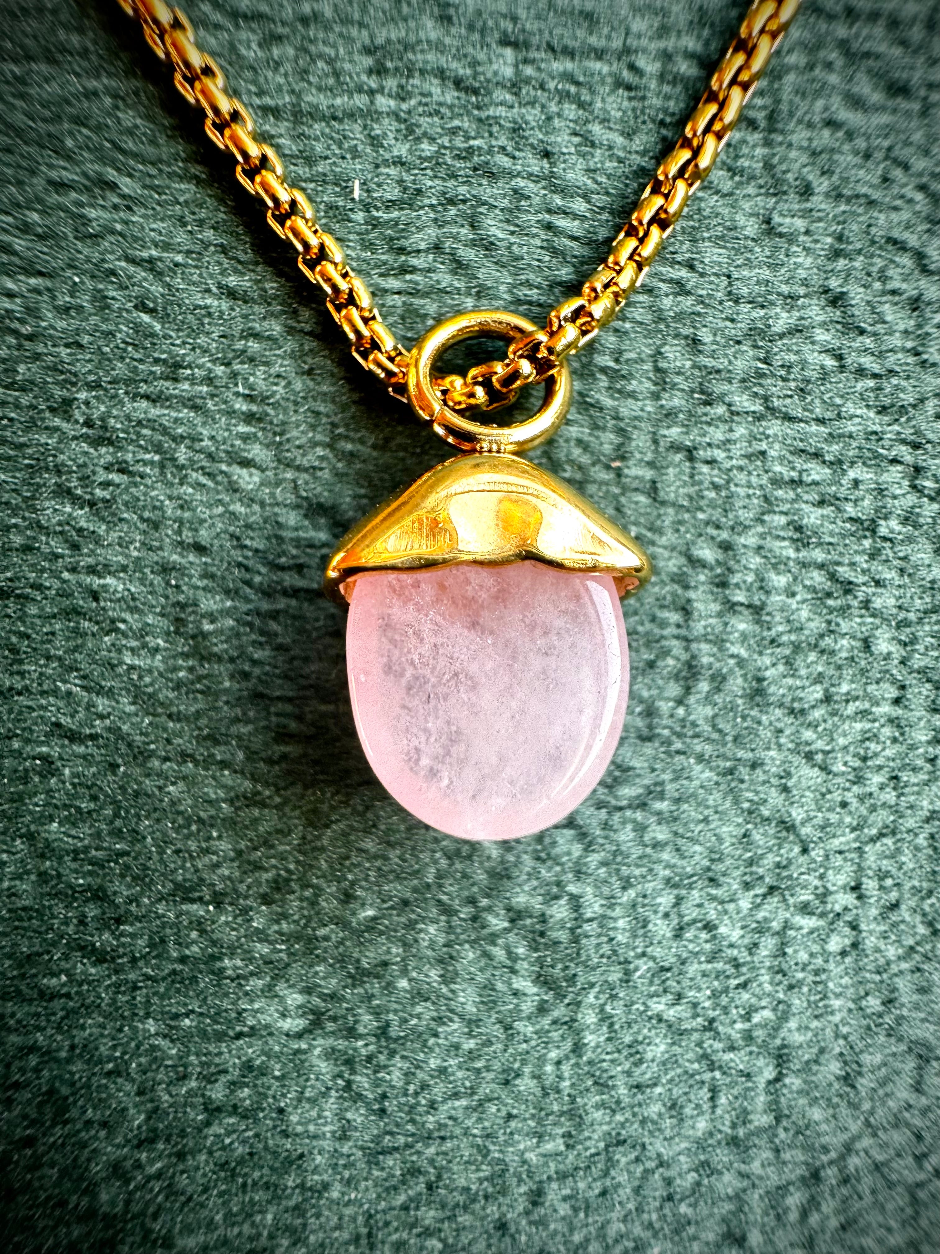 Rose Quartz Charm