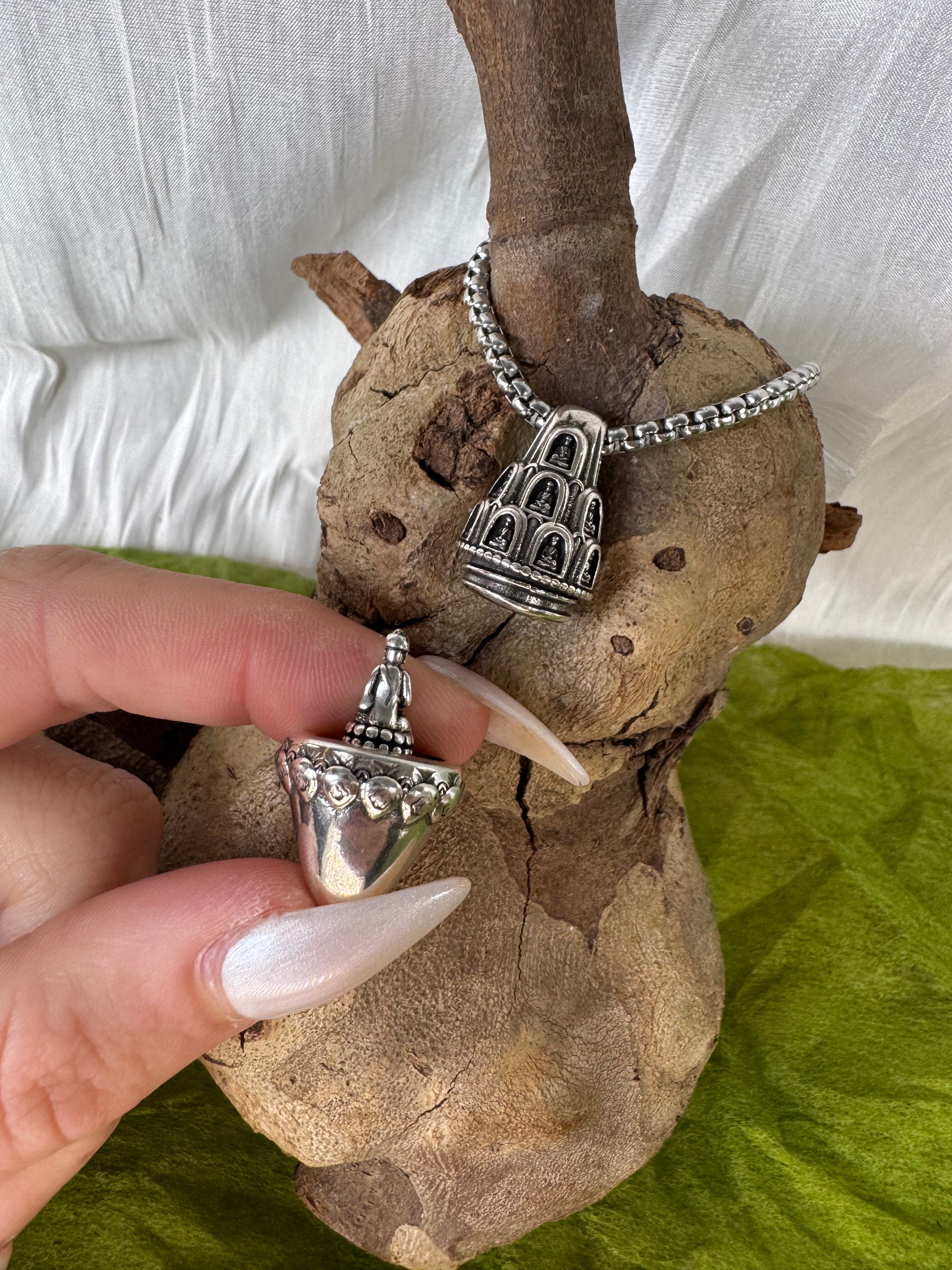 Sacred Stupa Amulet Pendant
