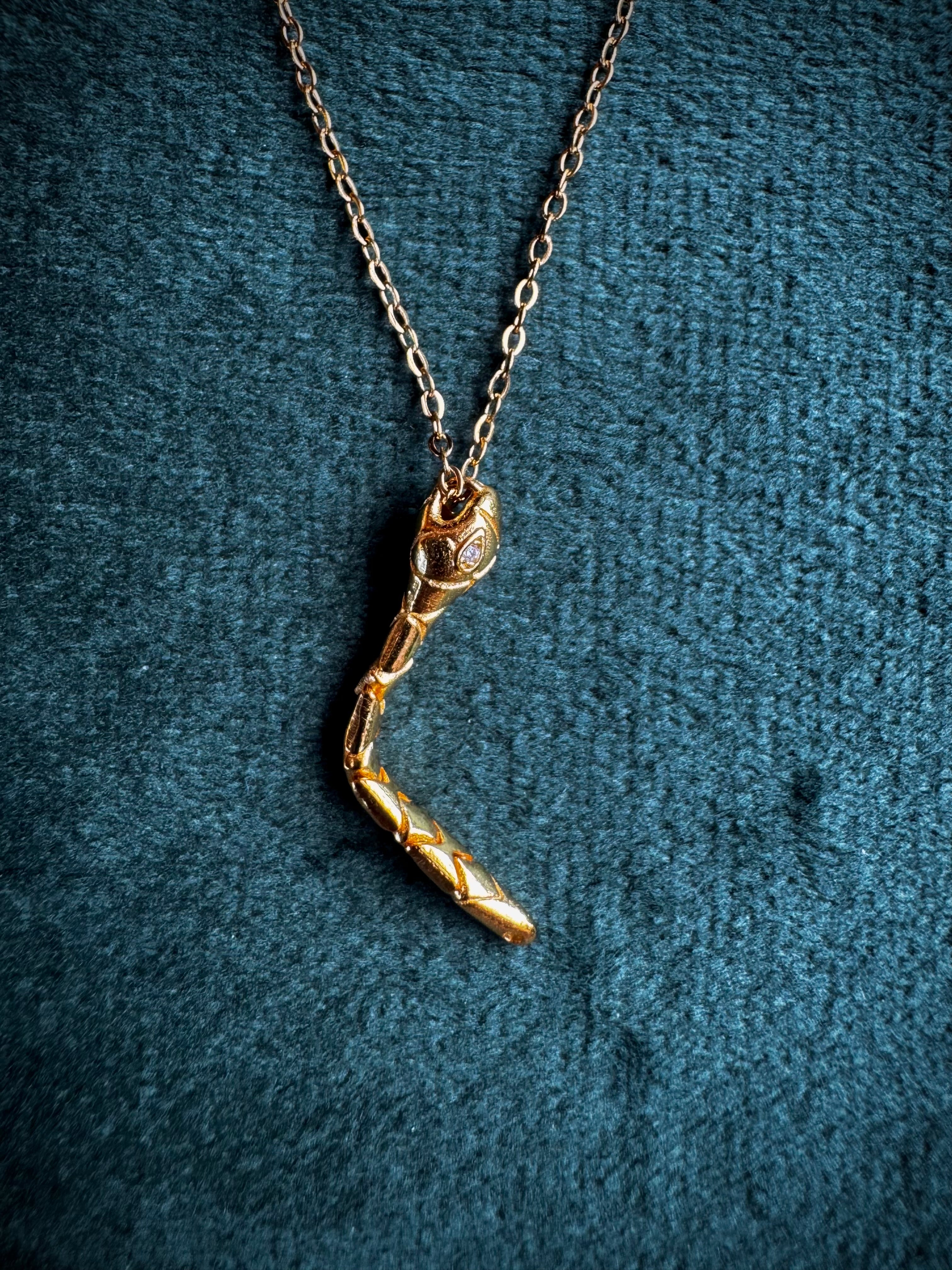 Mechanical Snake Necklace S925