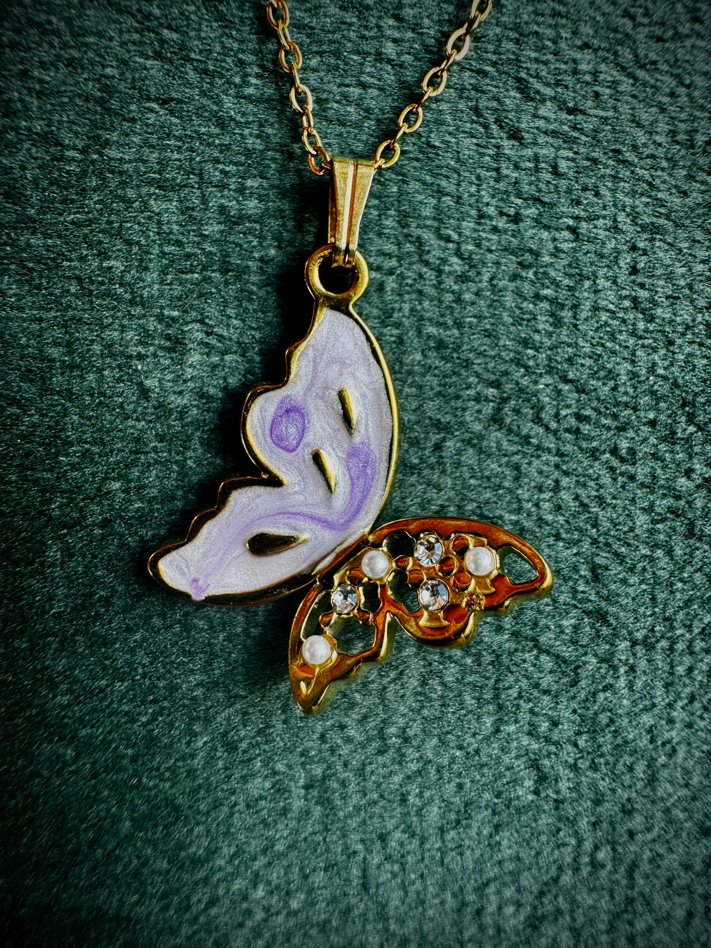 Enamel pastel Butterflies