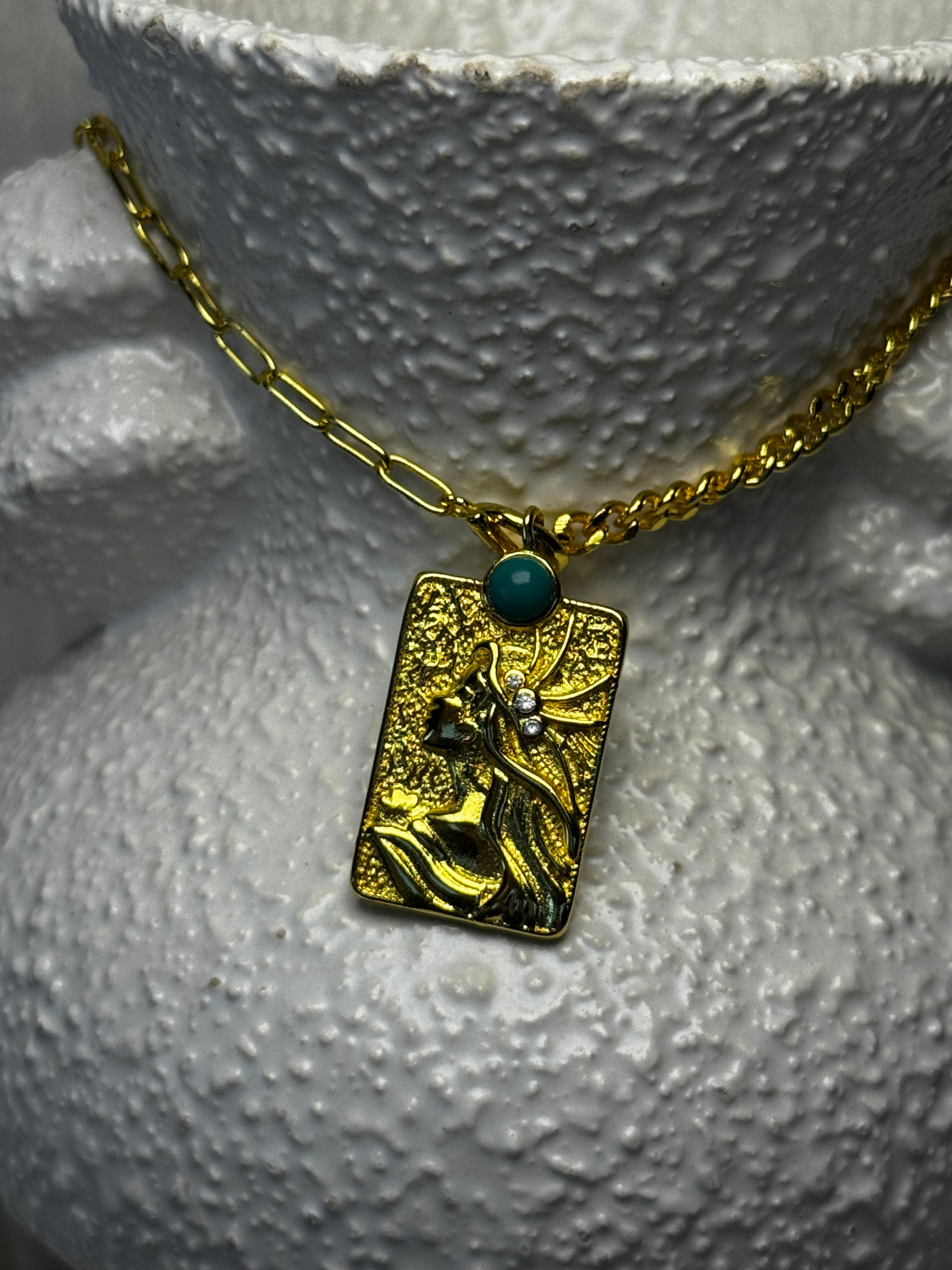 Gold Goddess Necklace