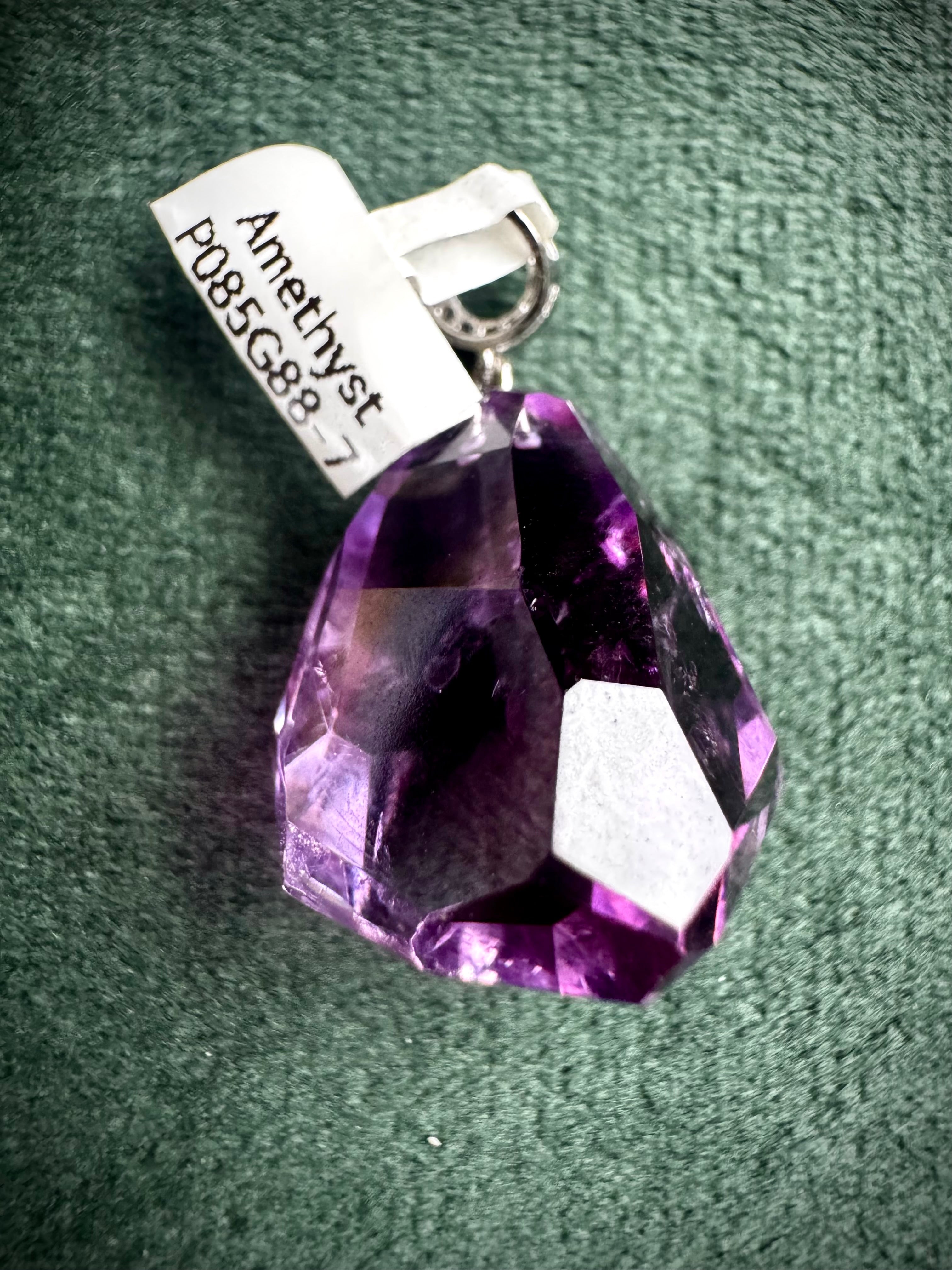 AA Grade Amethyst Pendant