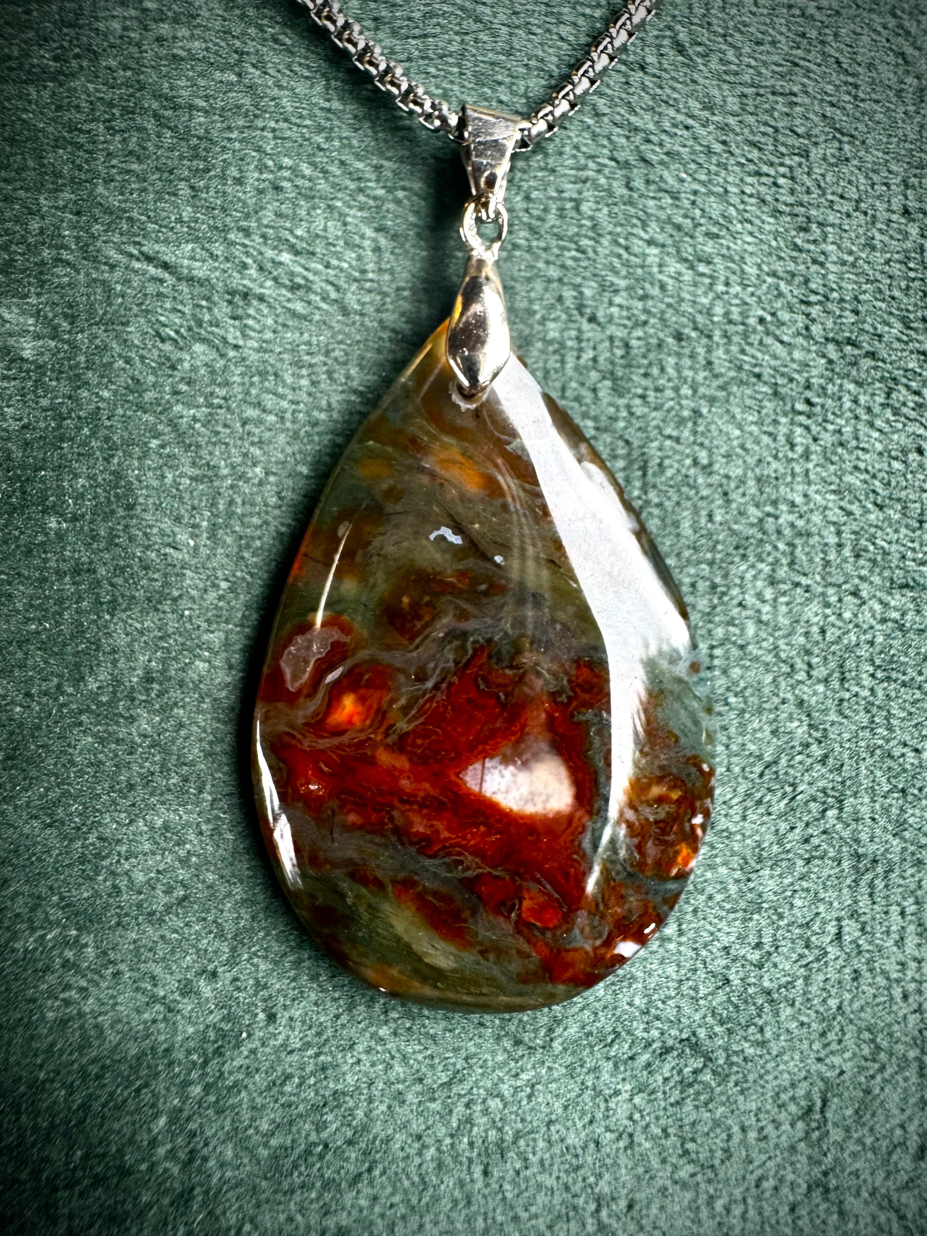 Moss Agate Pendant