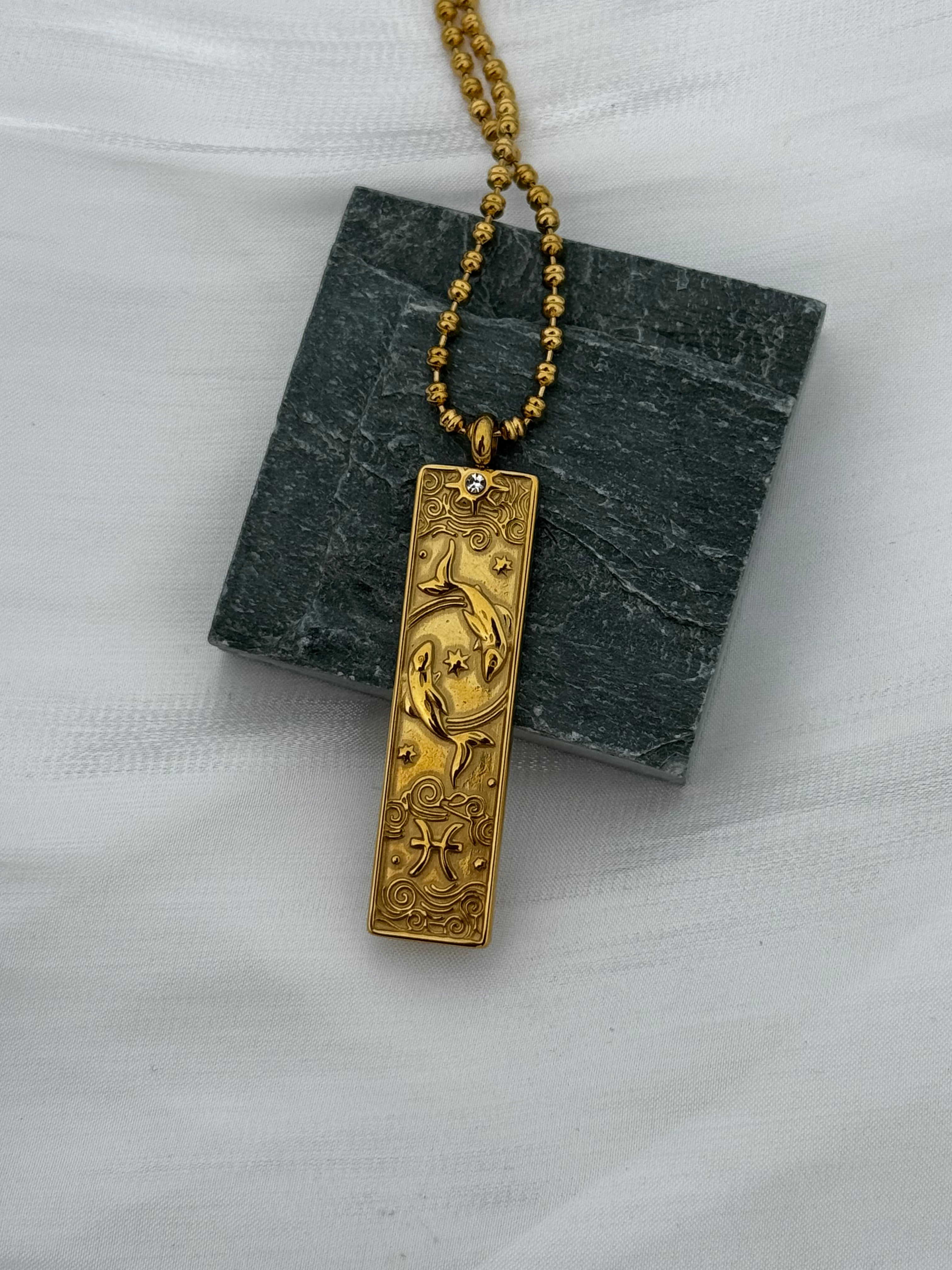 12 Zodiac Tarot Goddess Necklaces