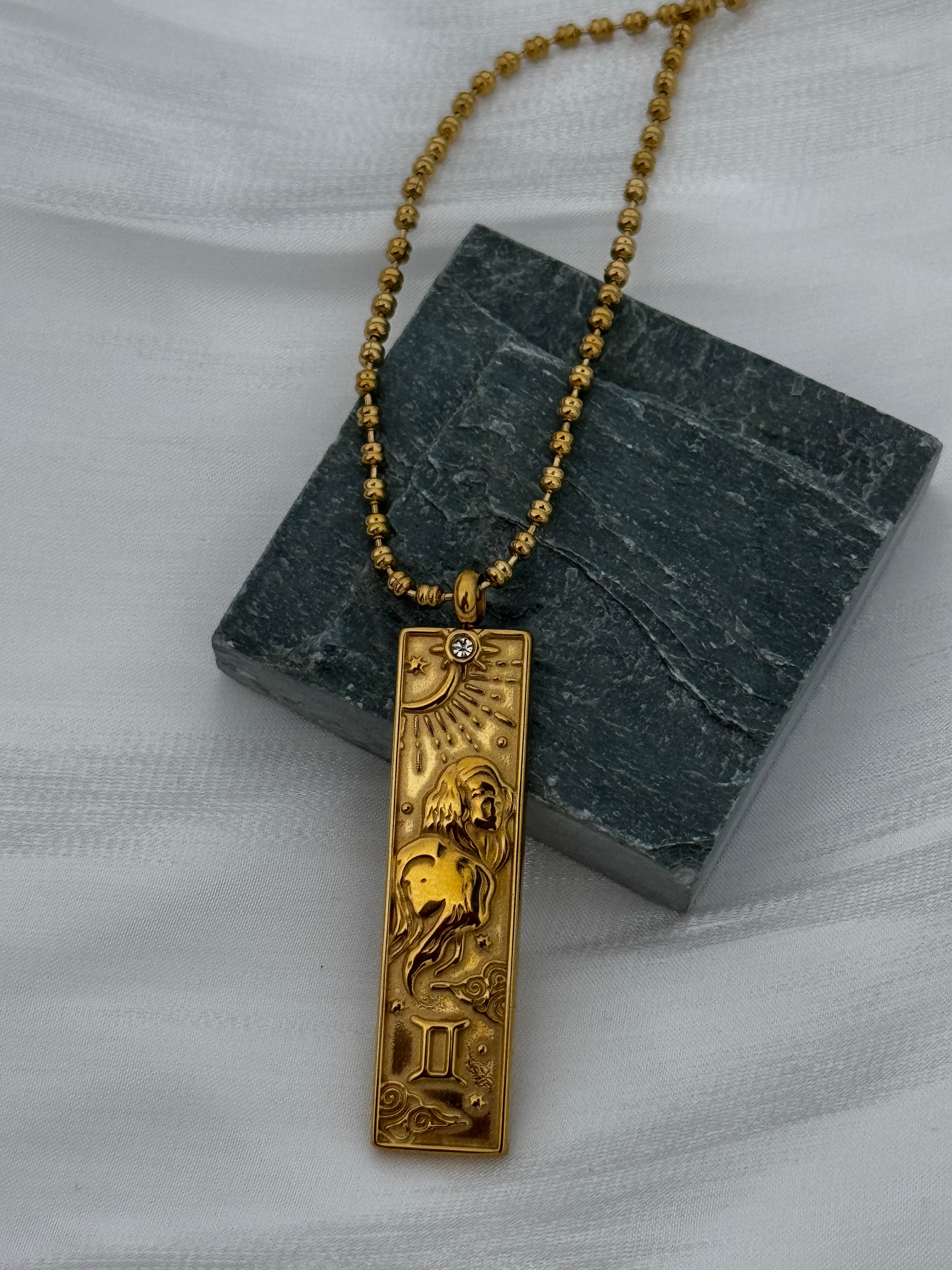 12 Zodiac Tarot Goddess Necklaces