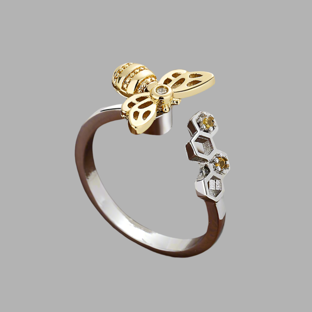 Gold/Silver Bee Fidget Ring