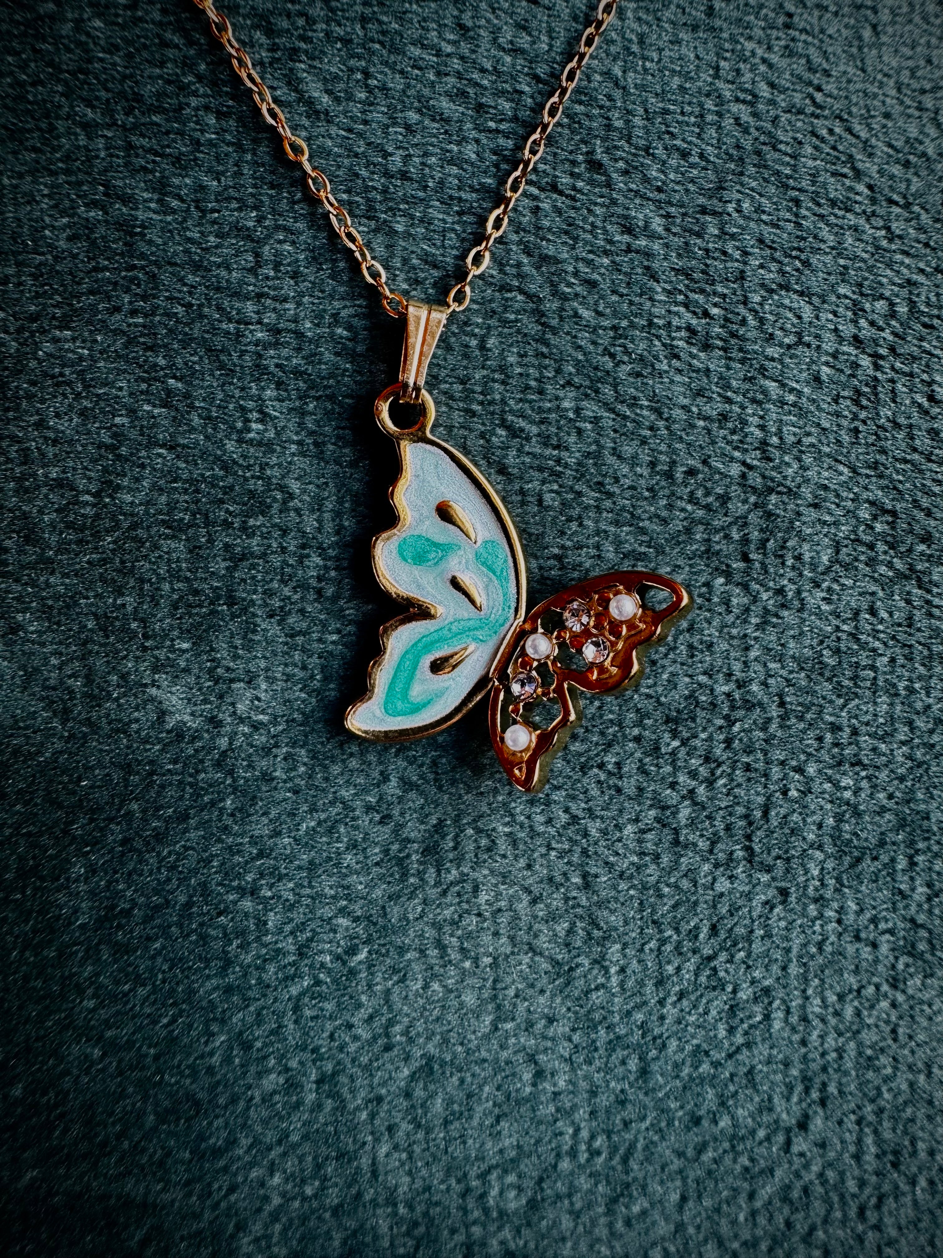 Enamel pastel Butterflies