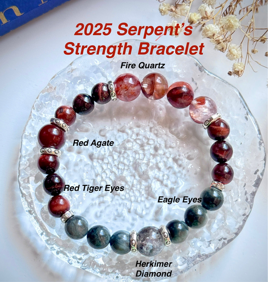 2025 Serpent’s Strength Gemstone bracelet