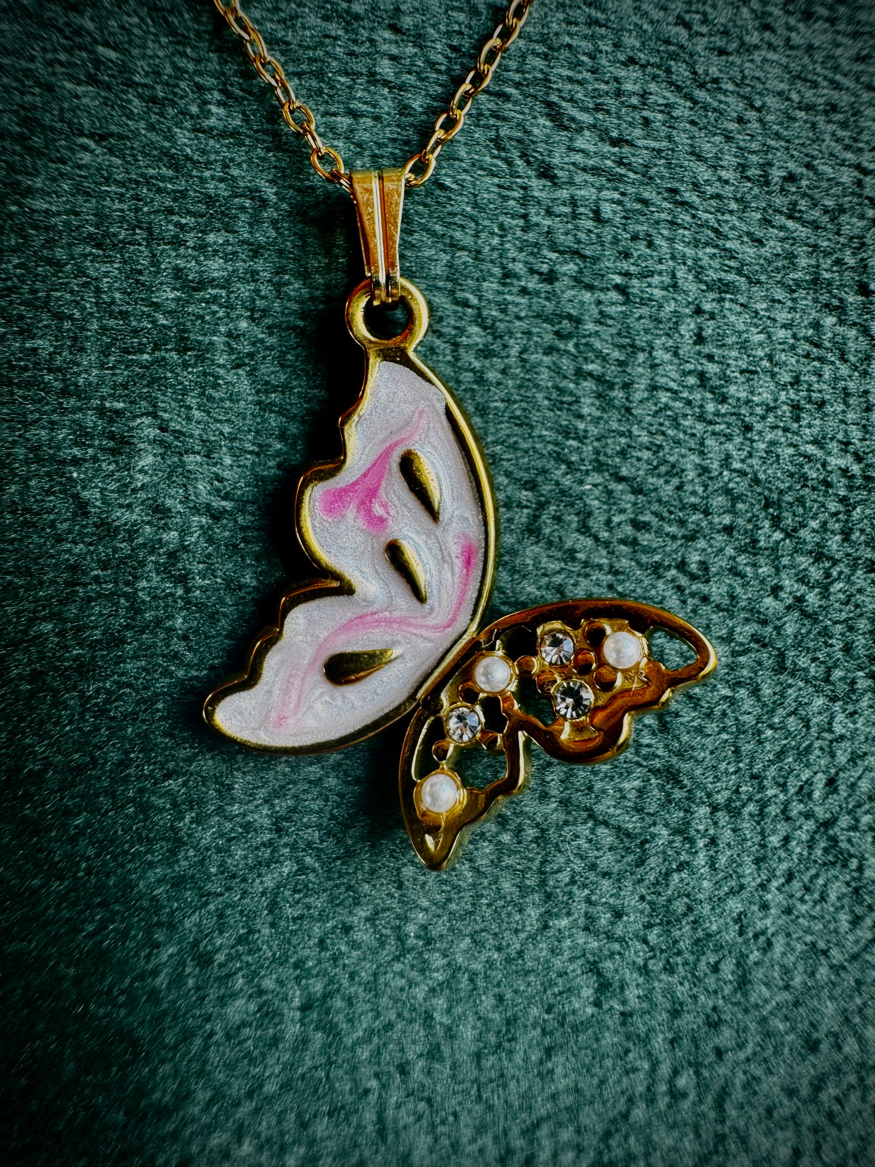 Enamel pastel Butterflies
