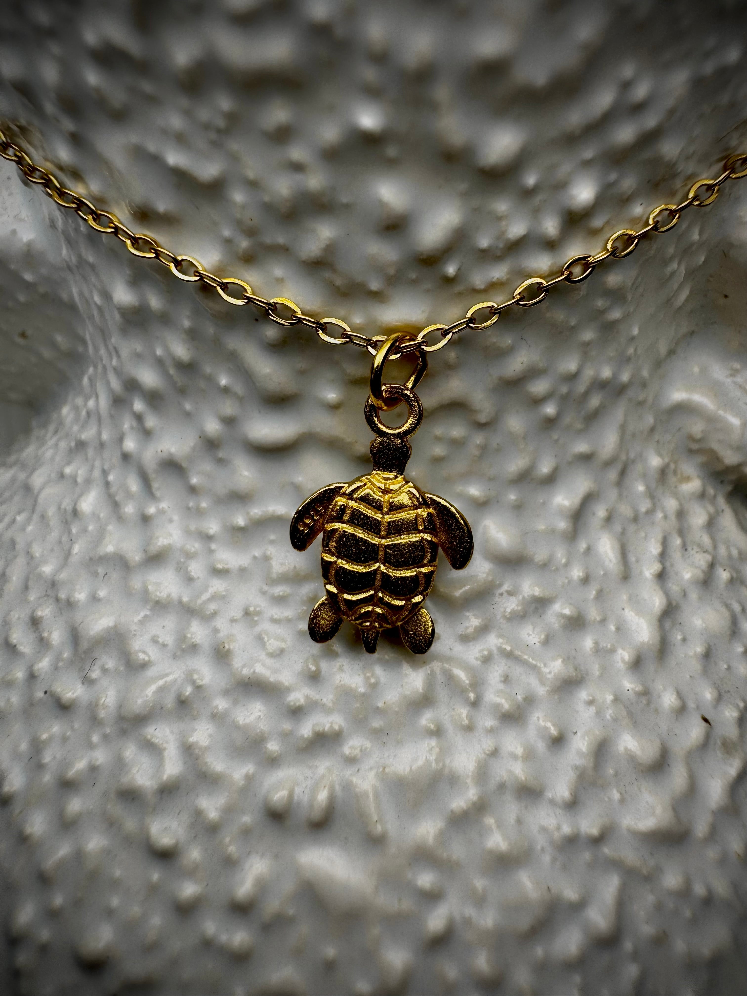 MINI Tourmaline Turtle S925