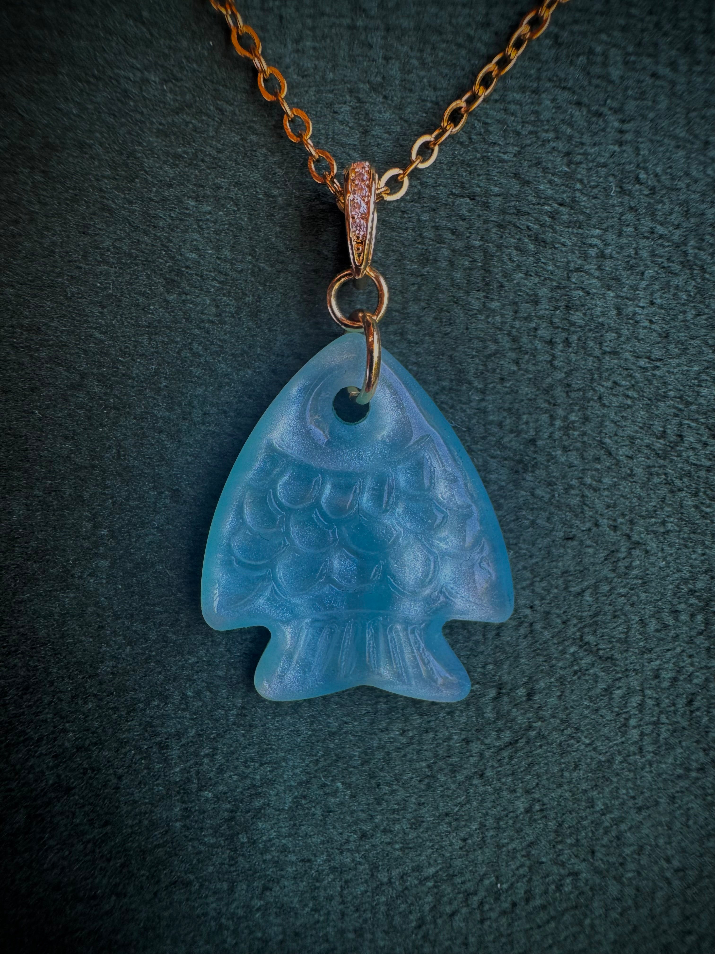 Blue Fish Charm