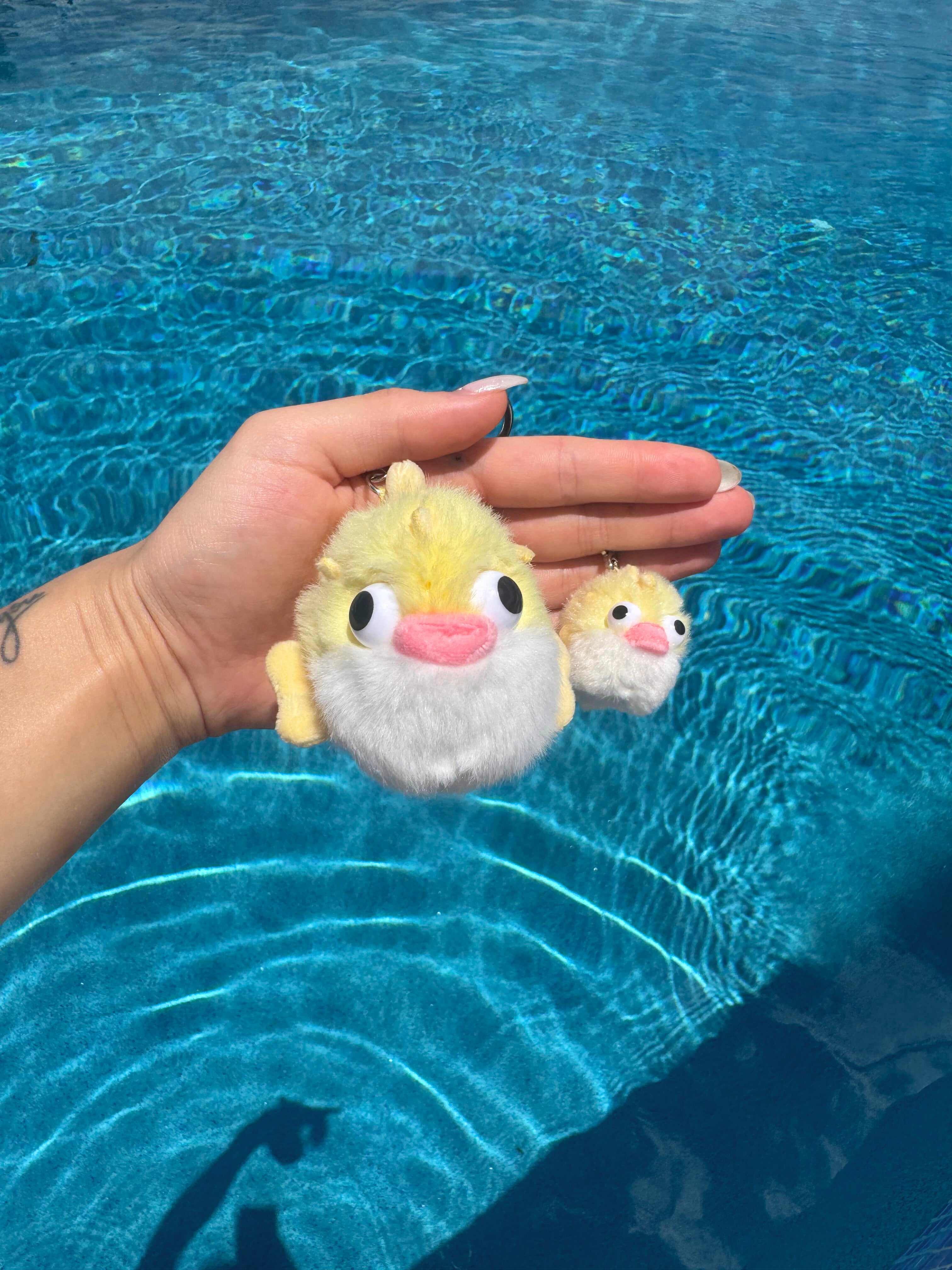 Puffer Fish & Baby Keychain