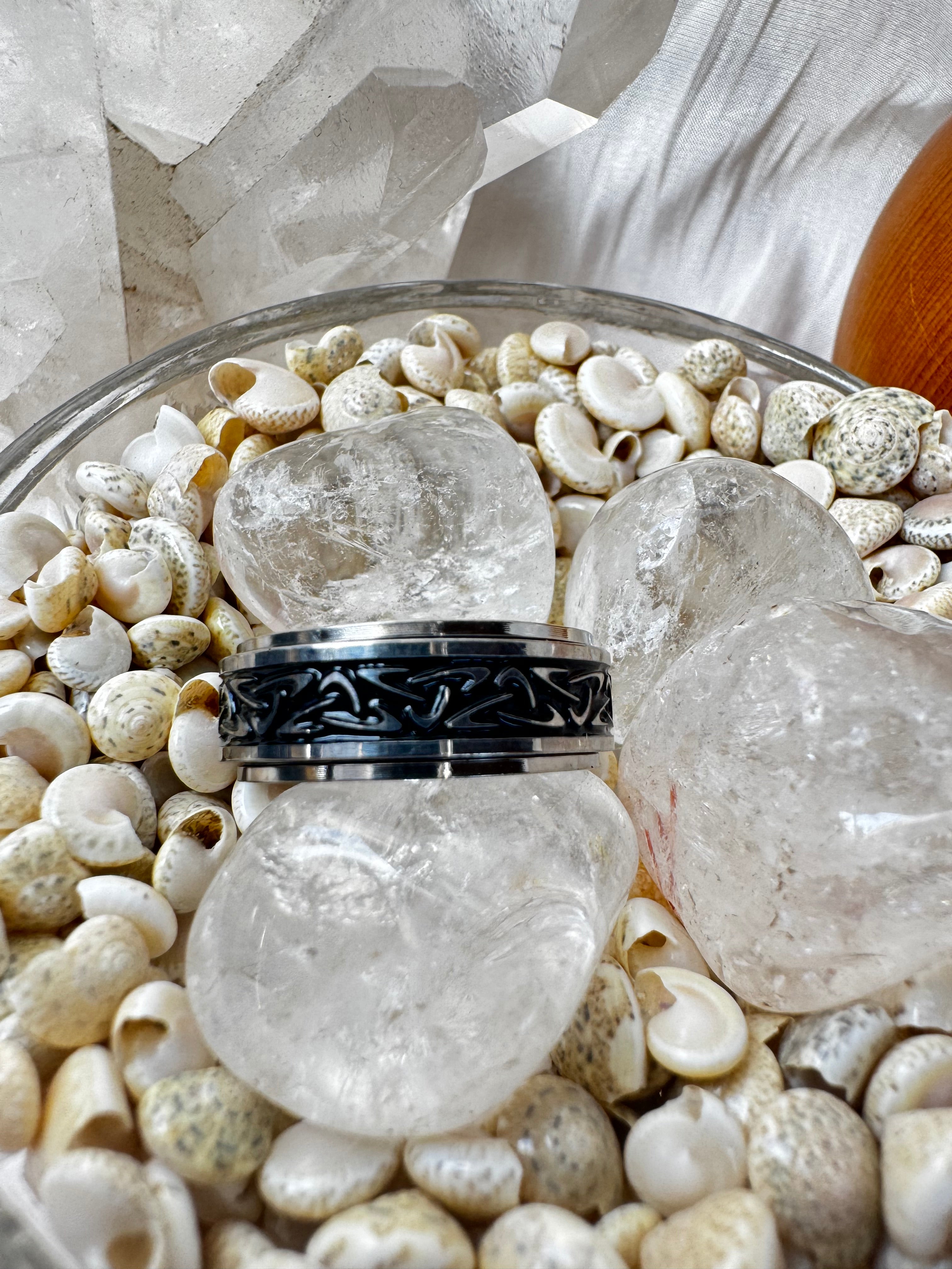 Viking fidget ring