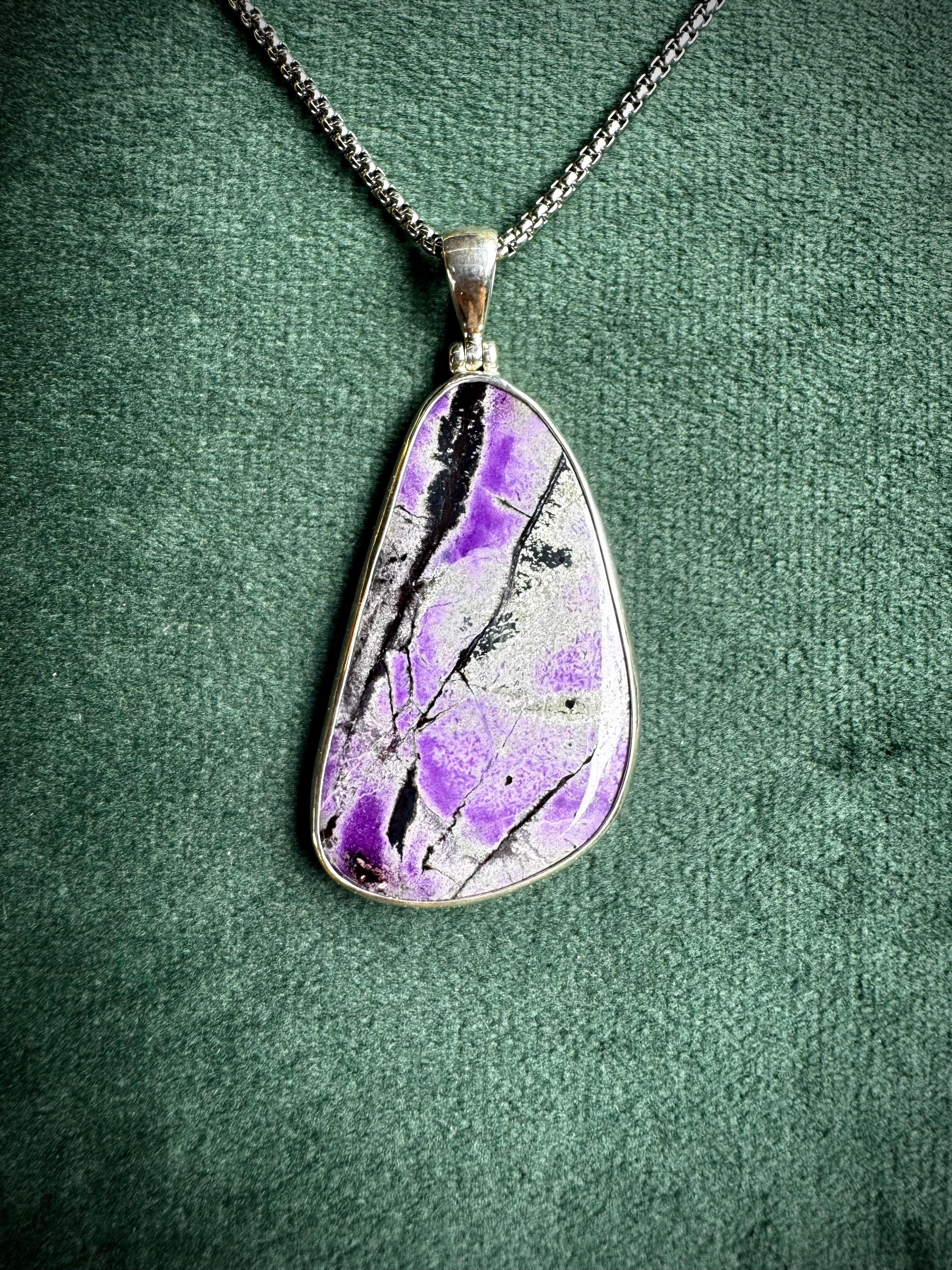 S925 Sugilite Pendant