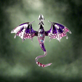 Load image into Gallery viewer, Celtic fantasy dragon enameled Brooch
