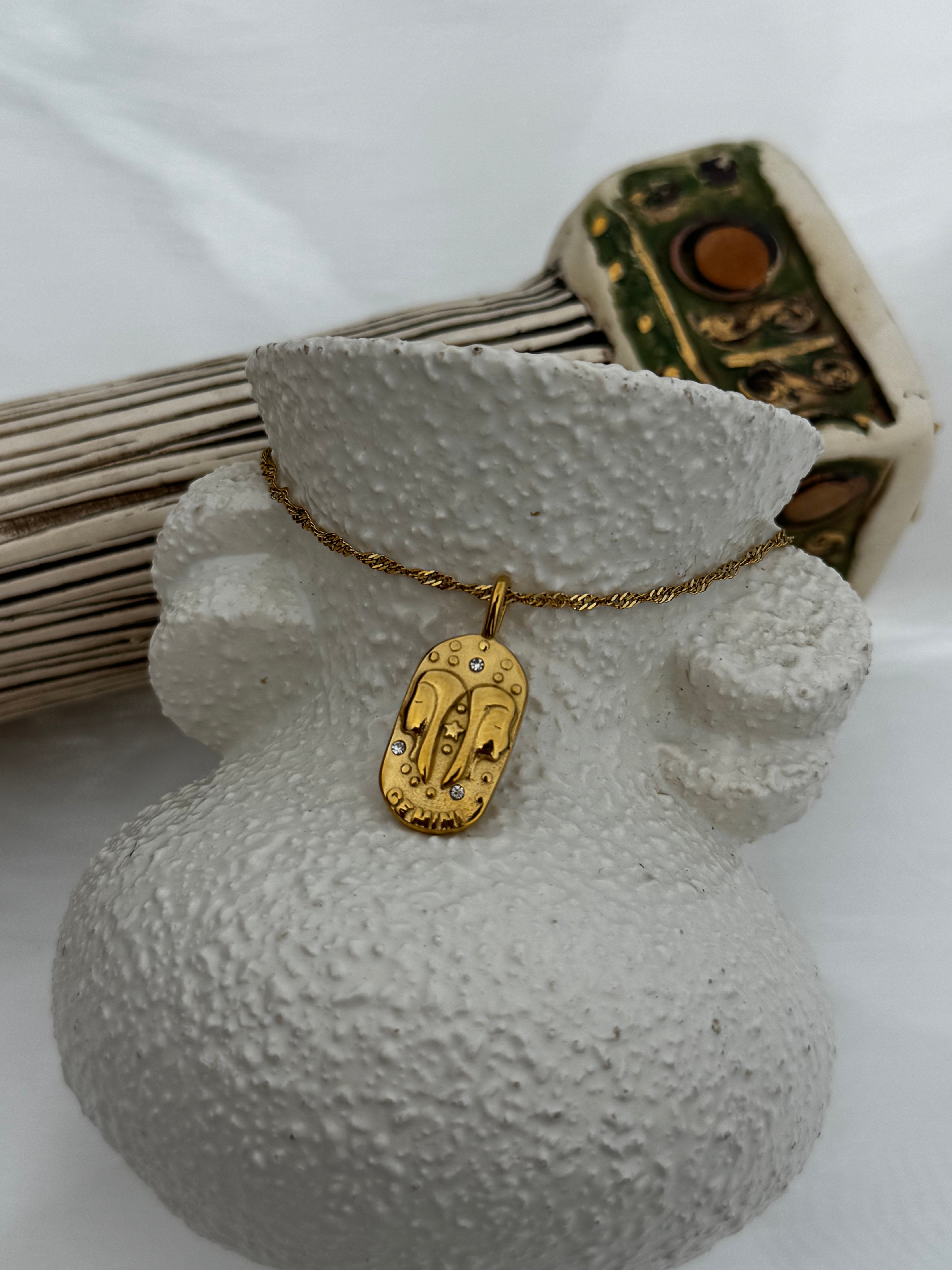 Zodiac Oval Necklaces
