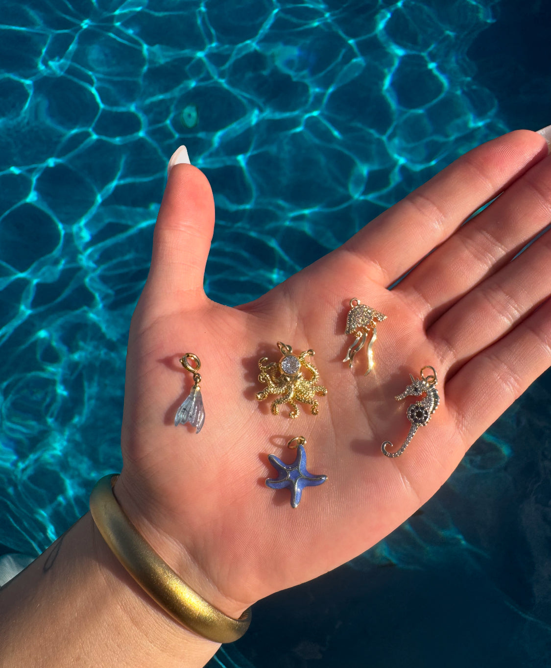 Ocean world Gold Necklace